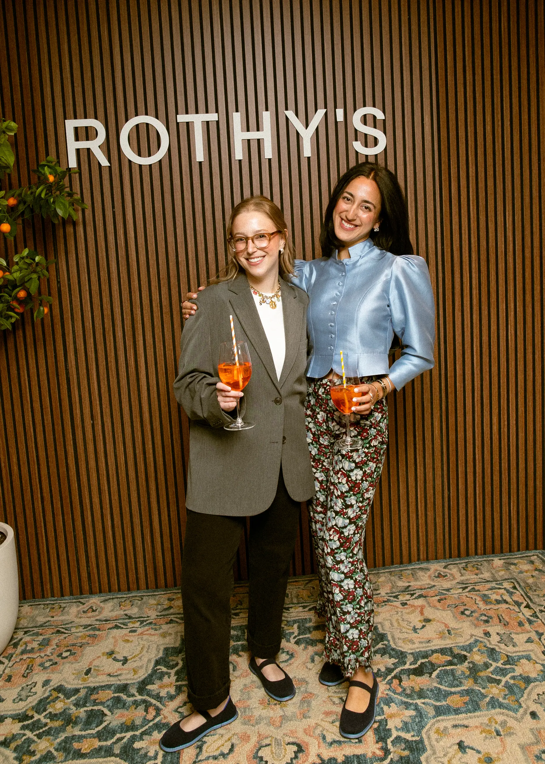 Rothy's hosted an event with Denna Nazem