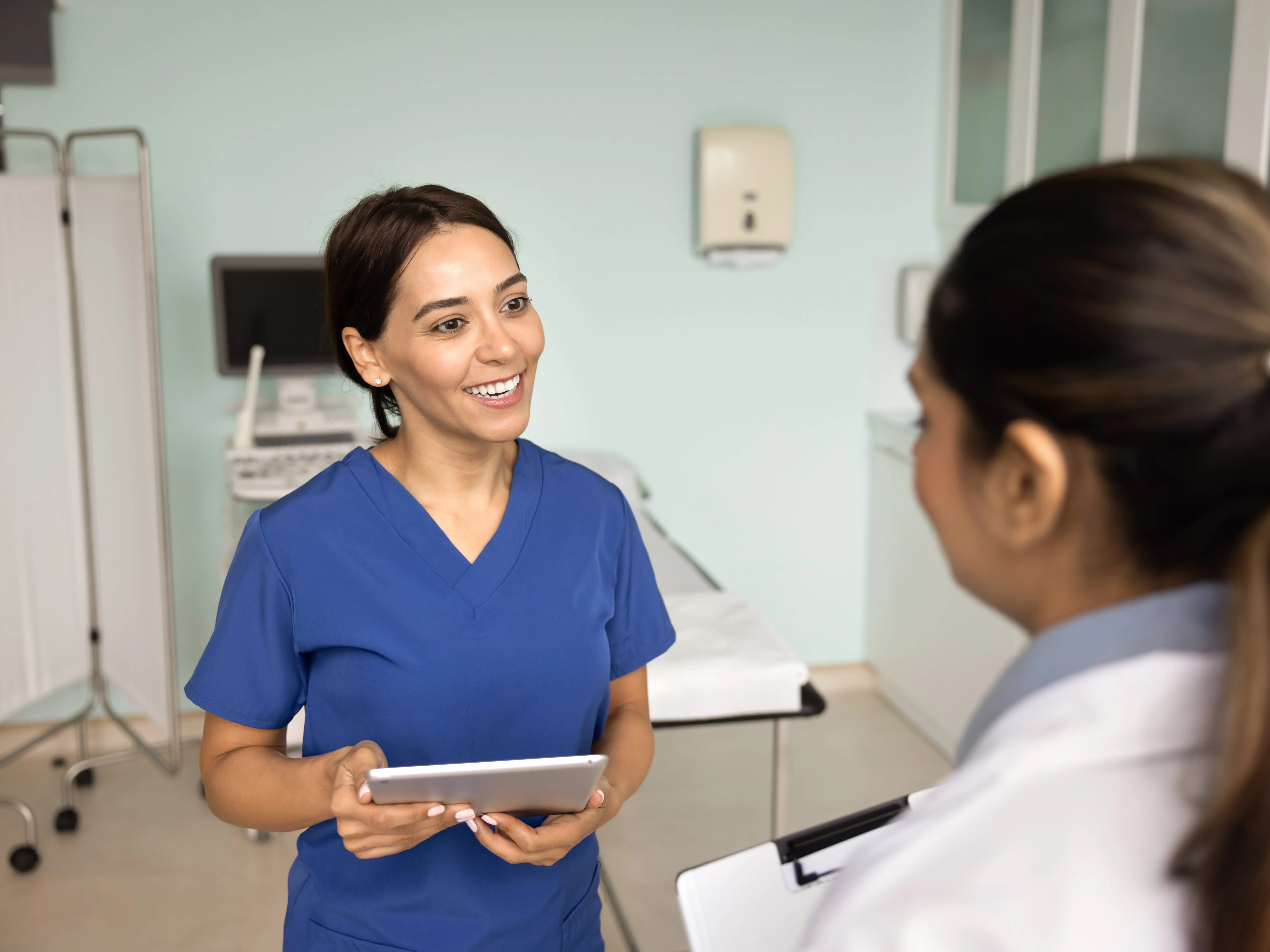 Medical assistant stock image