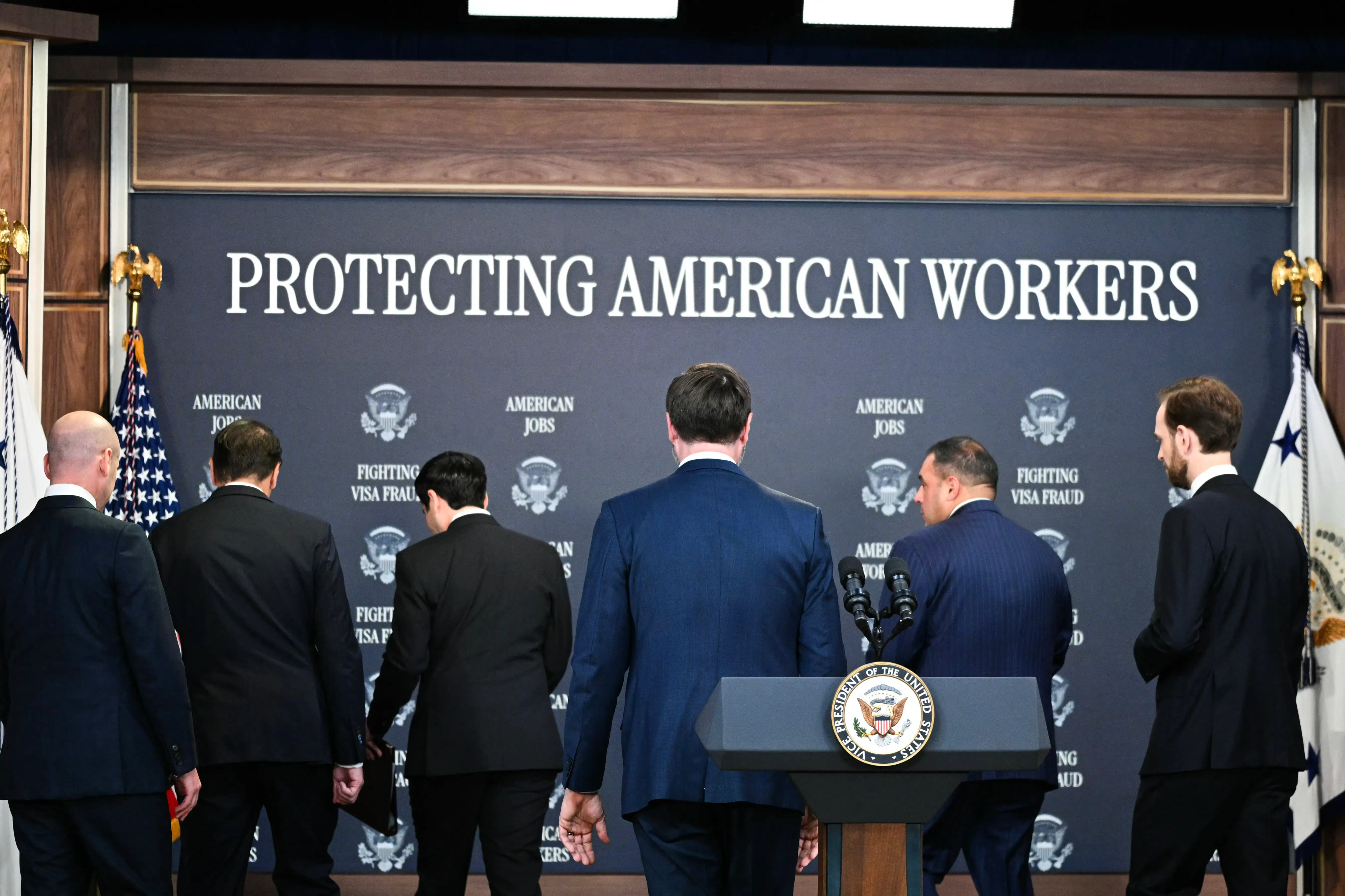 JD Vance press conference