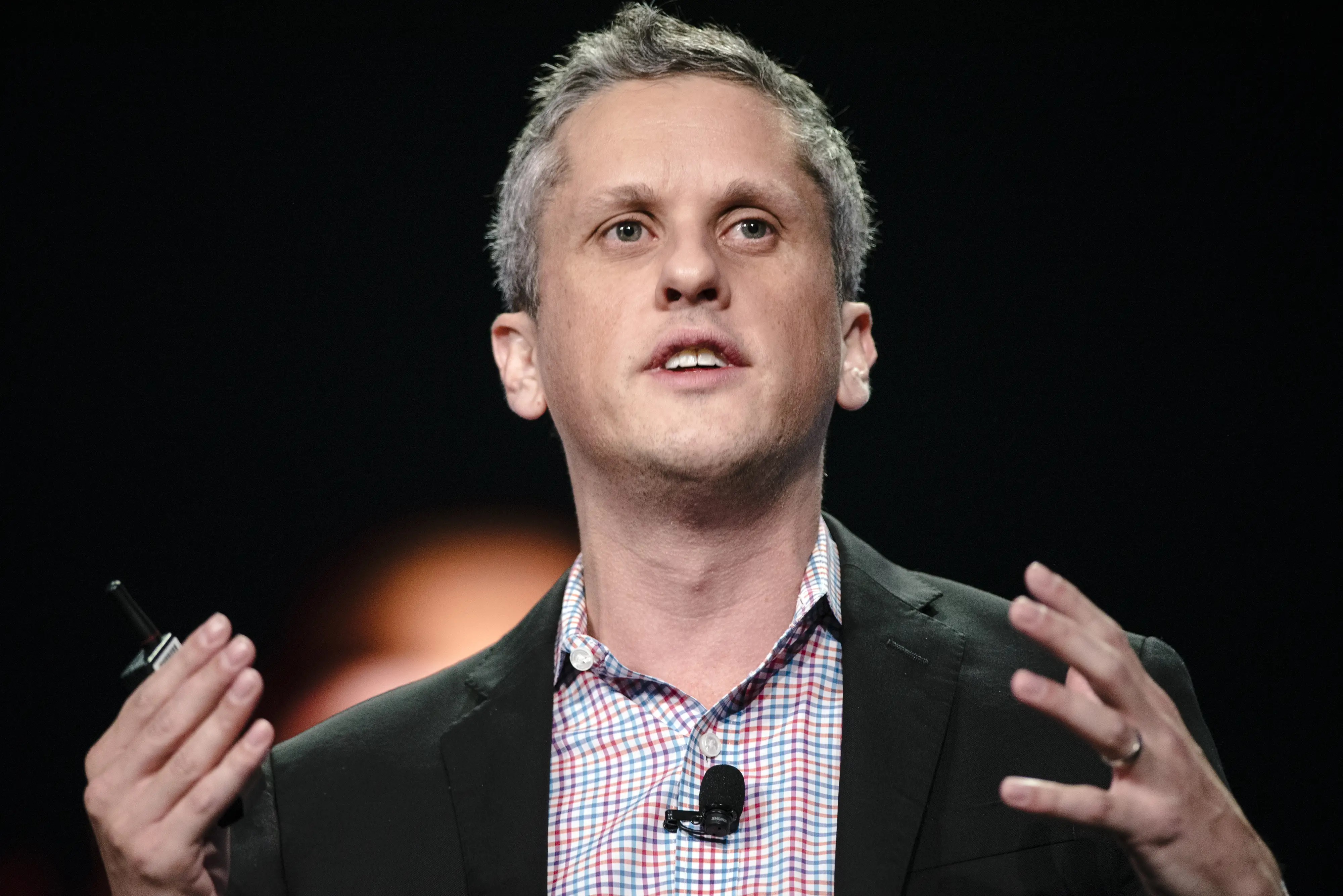 Box CEO Aaron Levie at the BoxWorks 2019 Conference at the Moscone Center in San Francisco in 2019