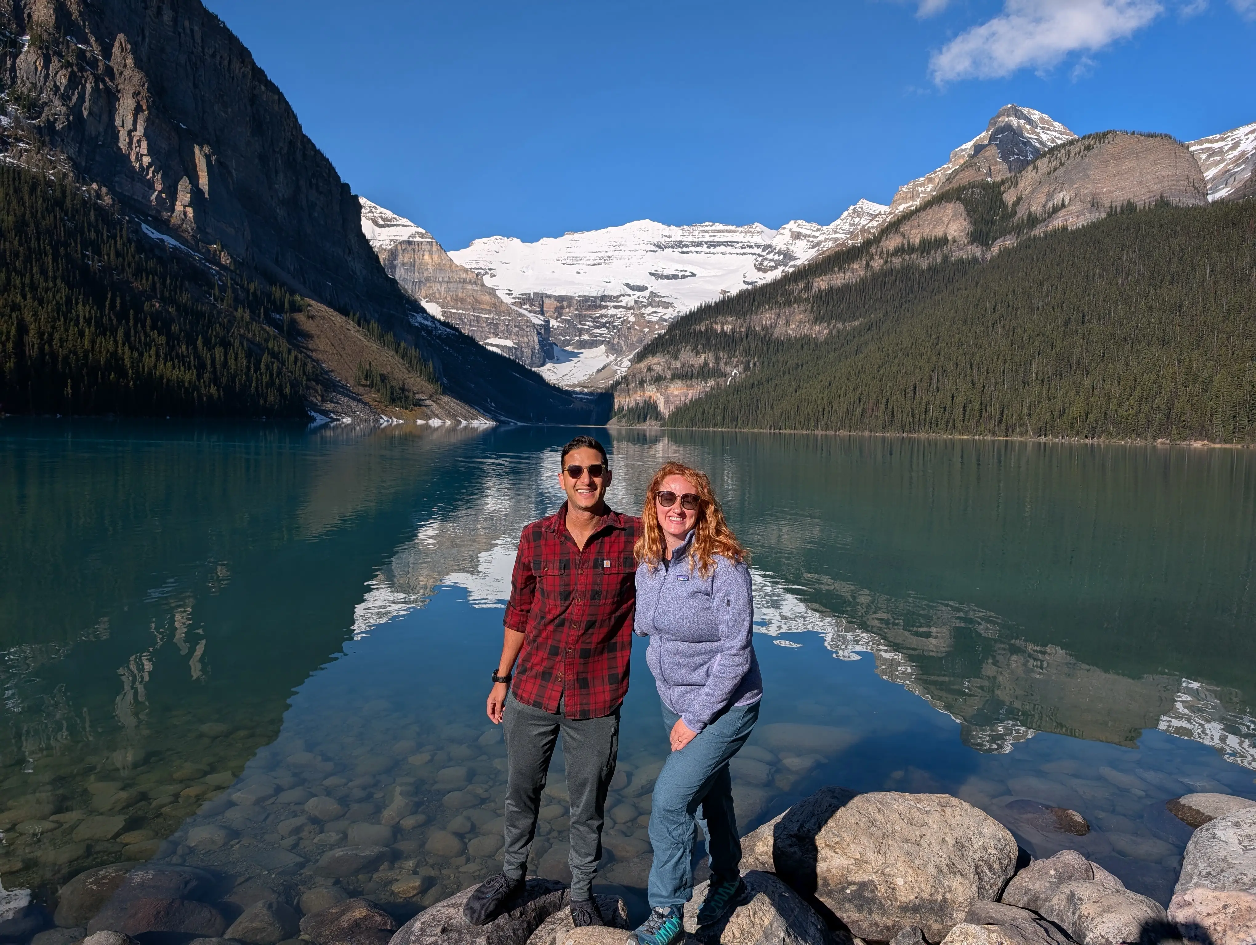 Woman and partner in Canada
