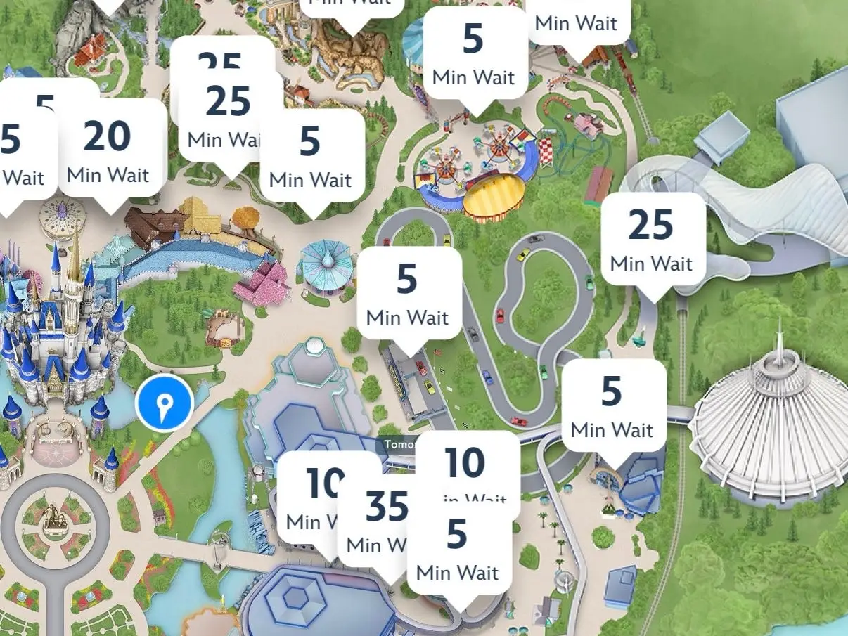 Magic Kindgom map