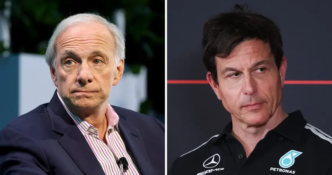 Ray Dalio and billionaire F1 boss Toto Wolff traded tips on how to get the best out of staff using ‘tough love’