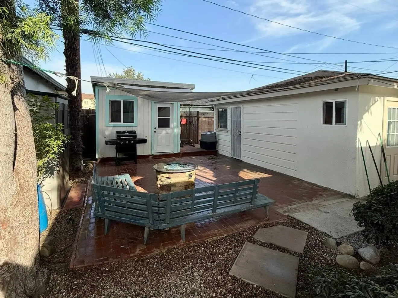 House backyard