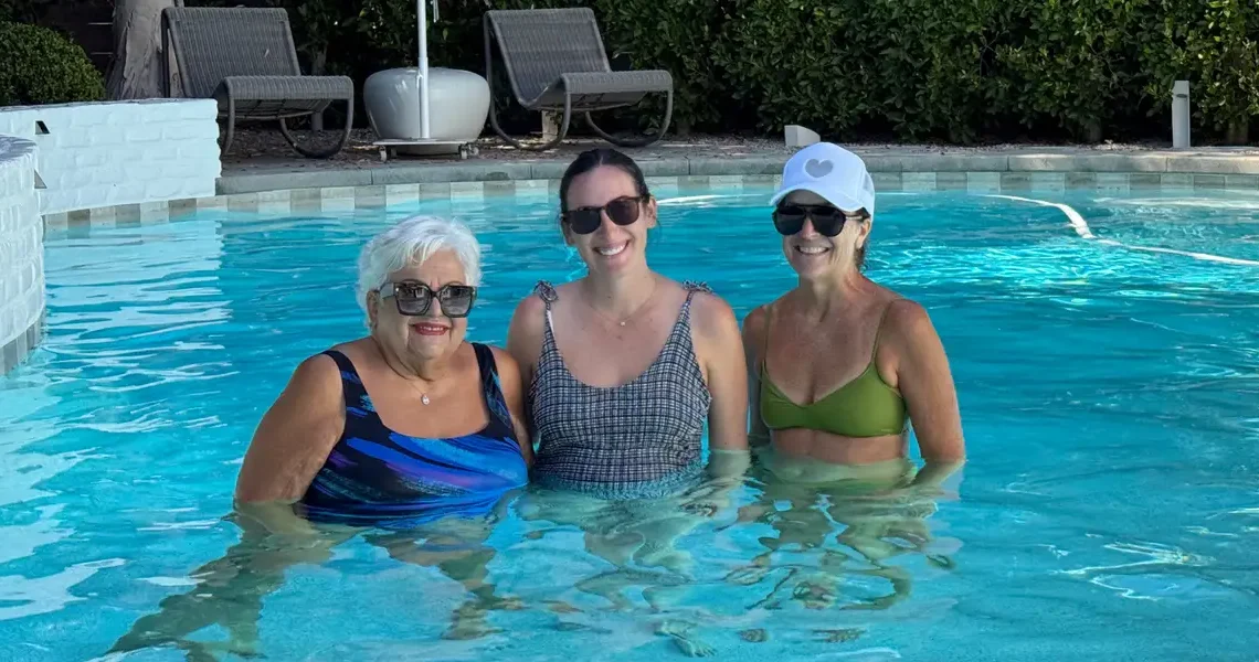 I’m pregnant and work out with my mom and 83-year-old grandma. We’ve found classes that work for all of our abilities.