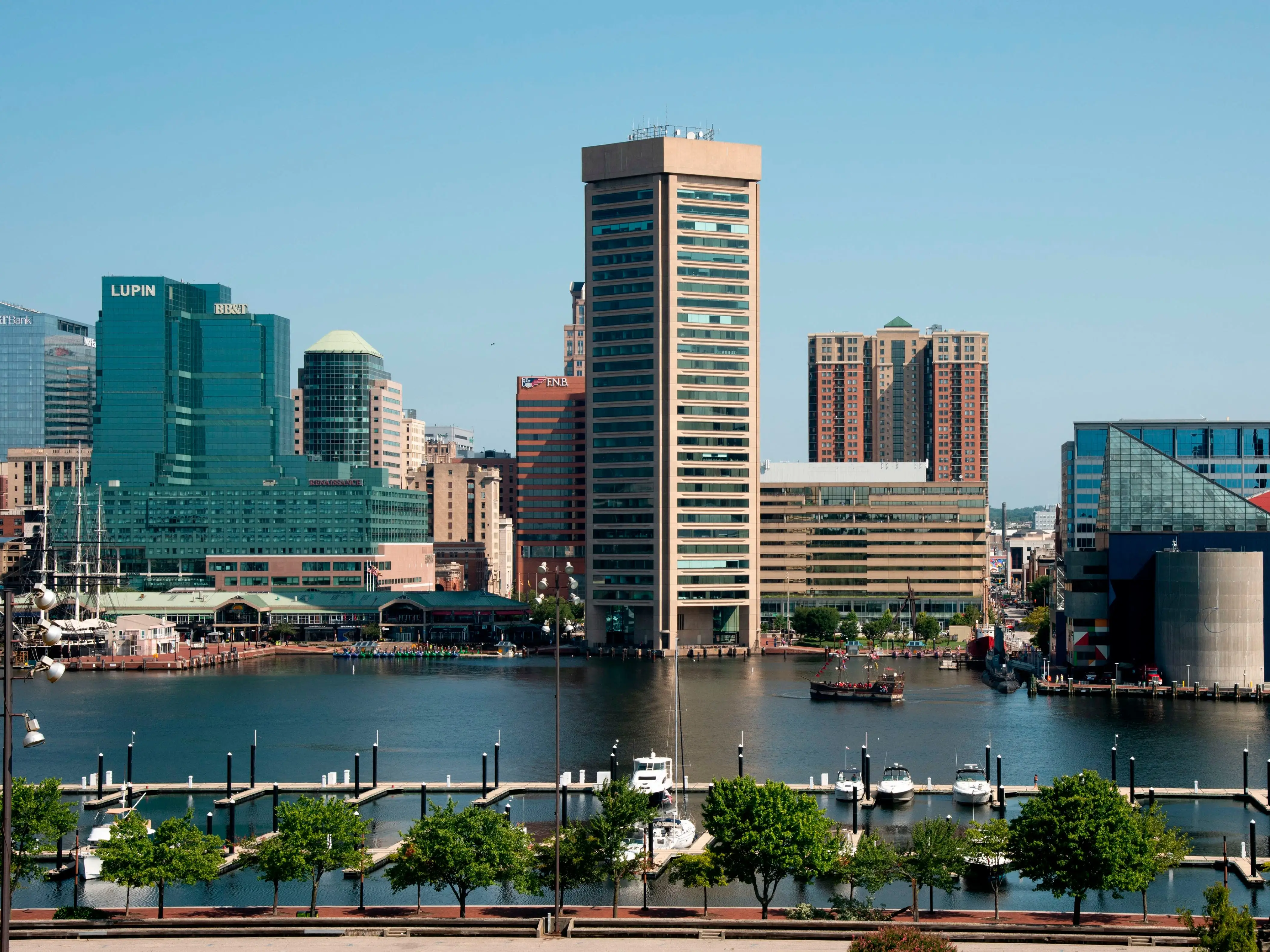 Skyline in Baltimore, Maryland