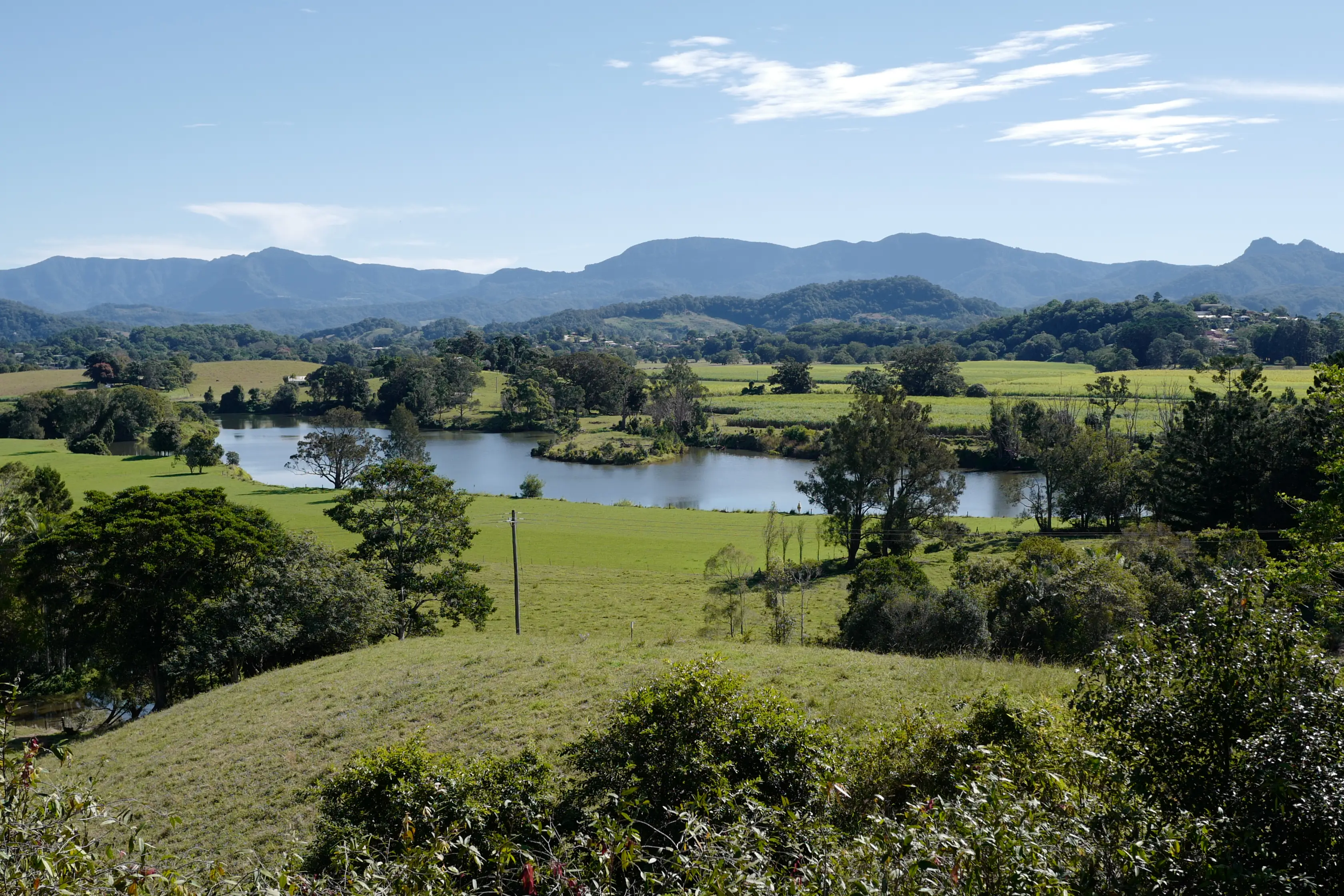 Views of Mount Warning and the Tweed River