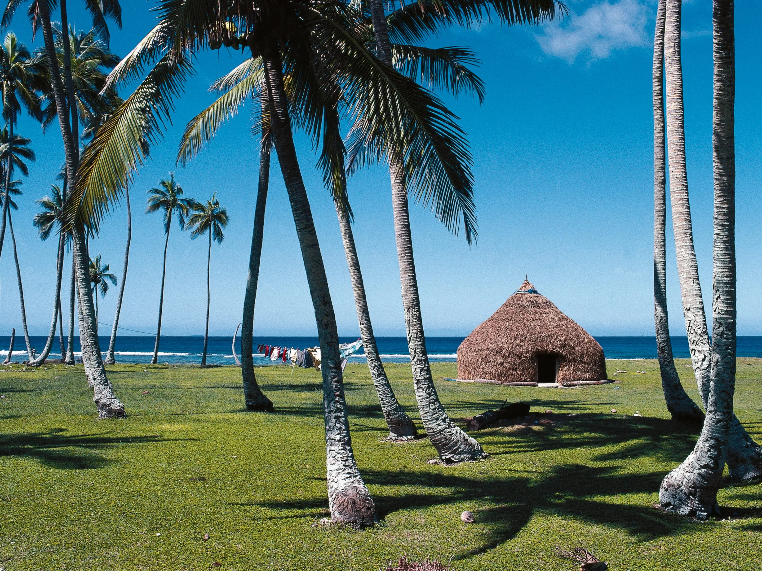 A hut, Lifou Island, Loyalty Islands, New Caledonia, French Overseas Territory.
