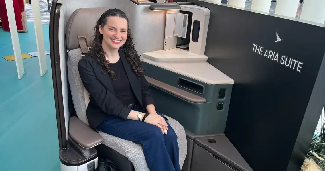 Cathay Pacific’s $19 billion upgrade includes new premium economy and business-class seats. I got a sneak peak — take a look.