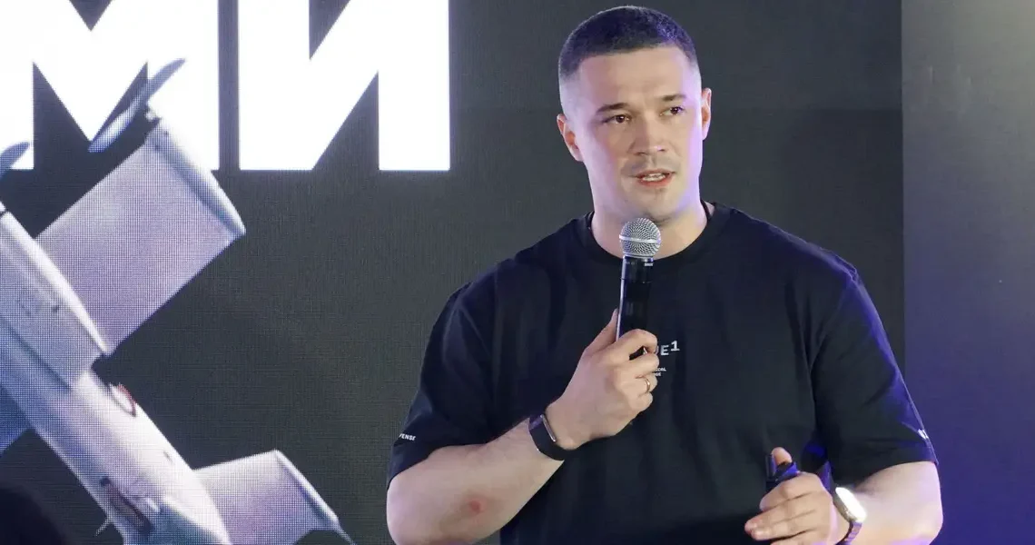 Ukraine’s ex-defense minister unveiled a new interceptor built for Russia’s fastest drones. He wants AI to help fly it.