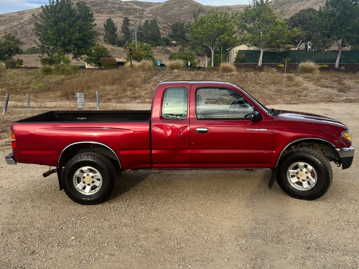 Old red truck