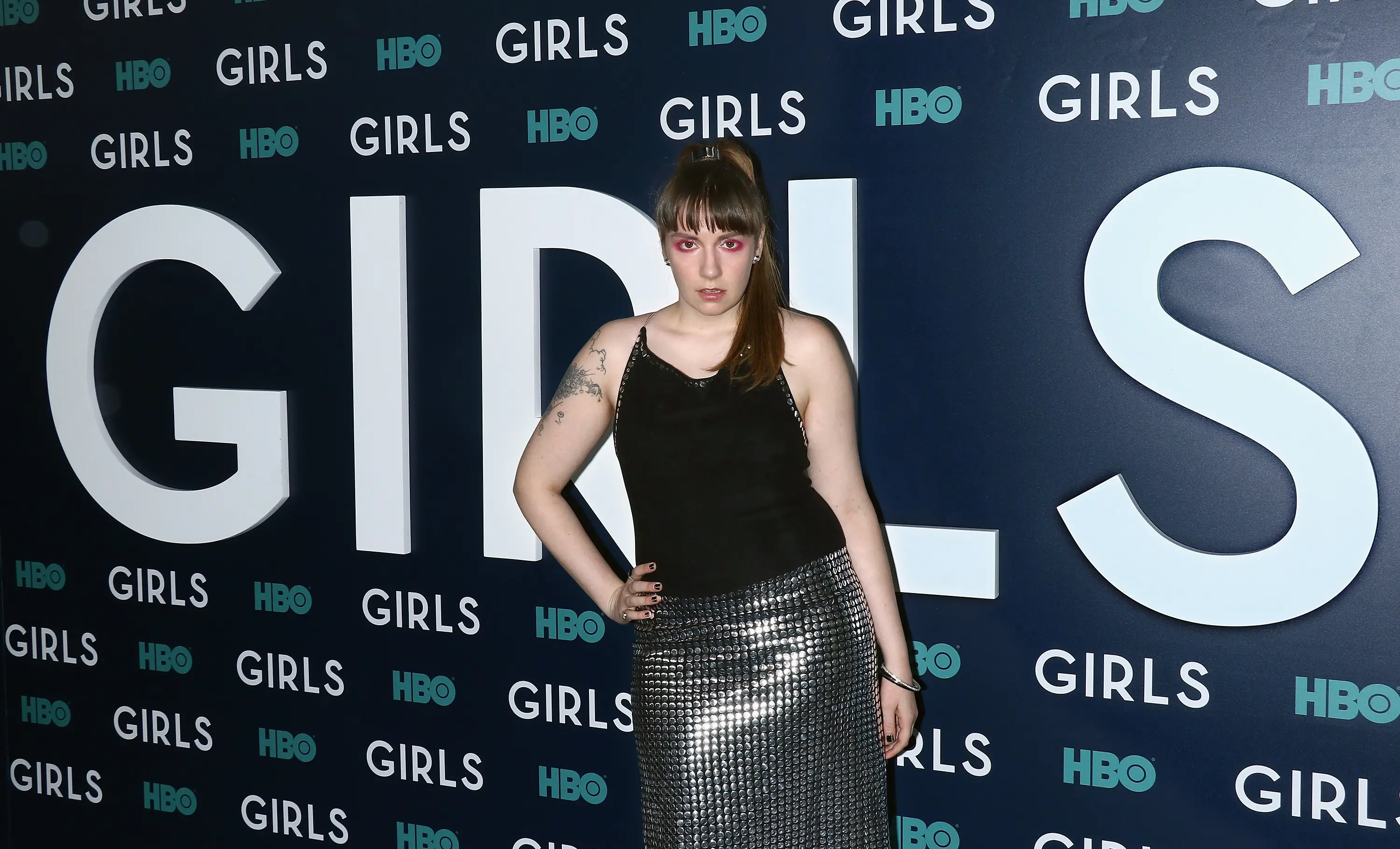 FEBRUARY 02: Actress Lena Dunham attends the the New York premiere of the sixth and final season of 