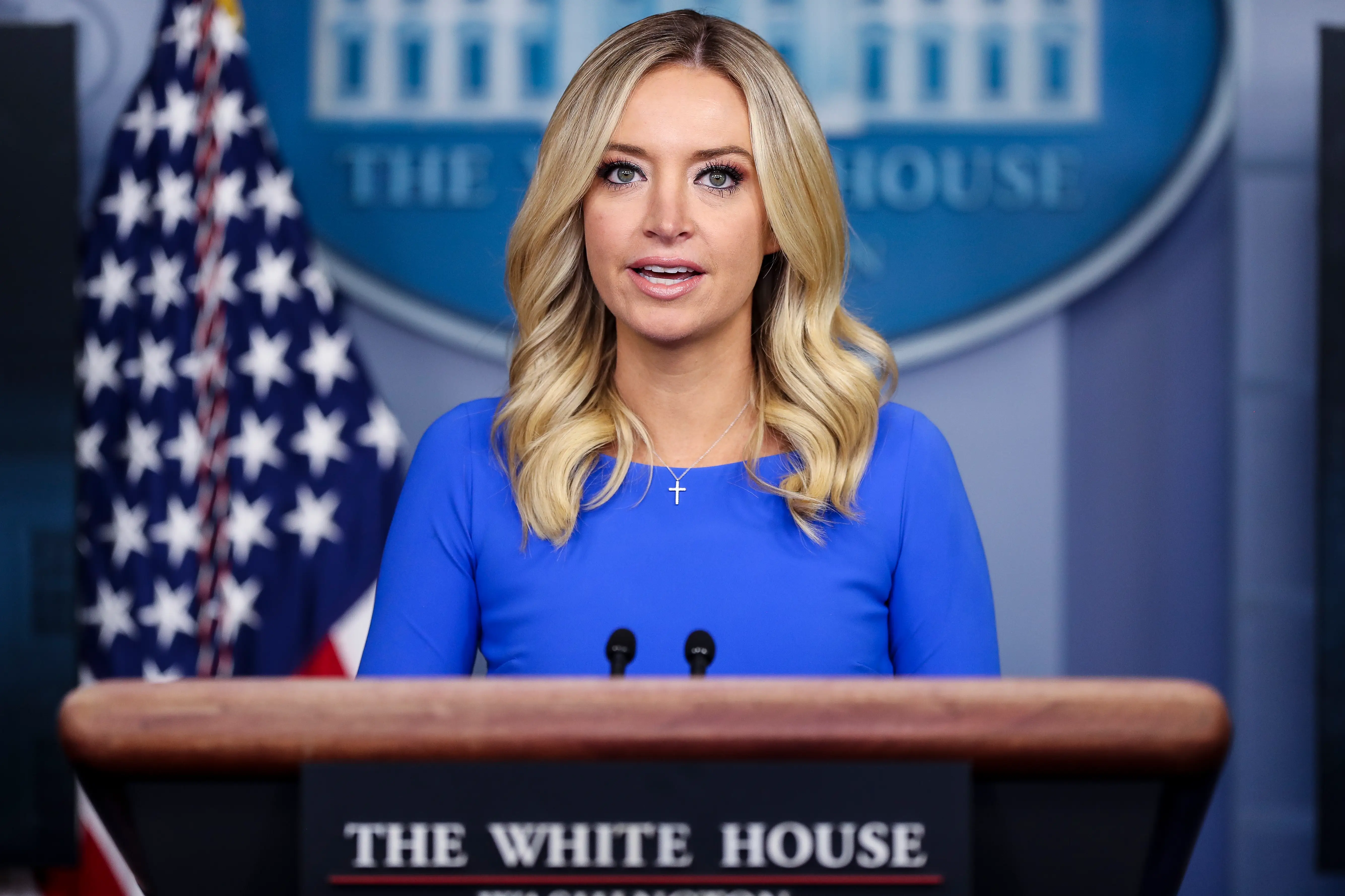 Kayleigh McEnany as White House press secretary.