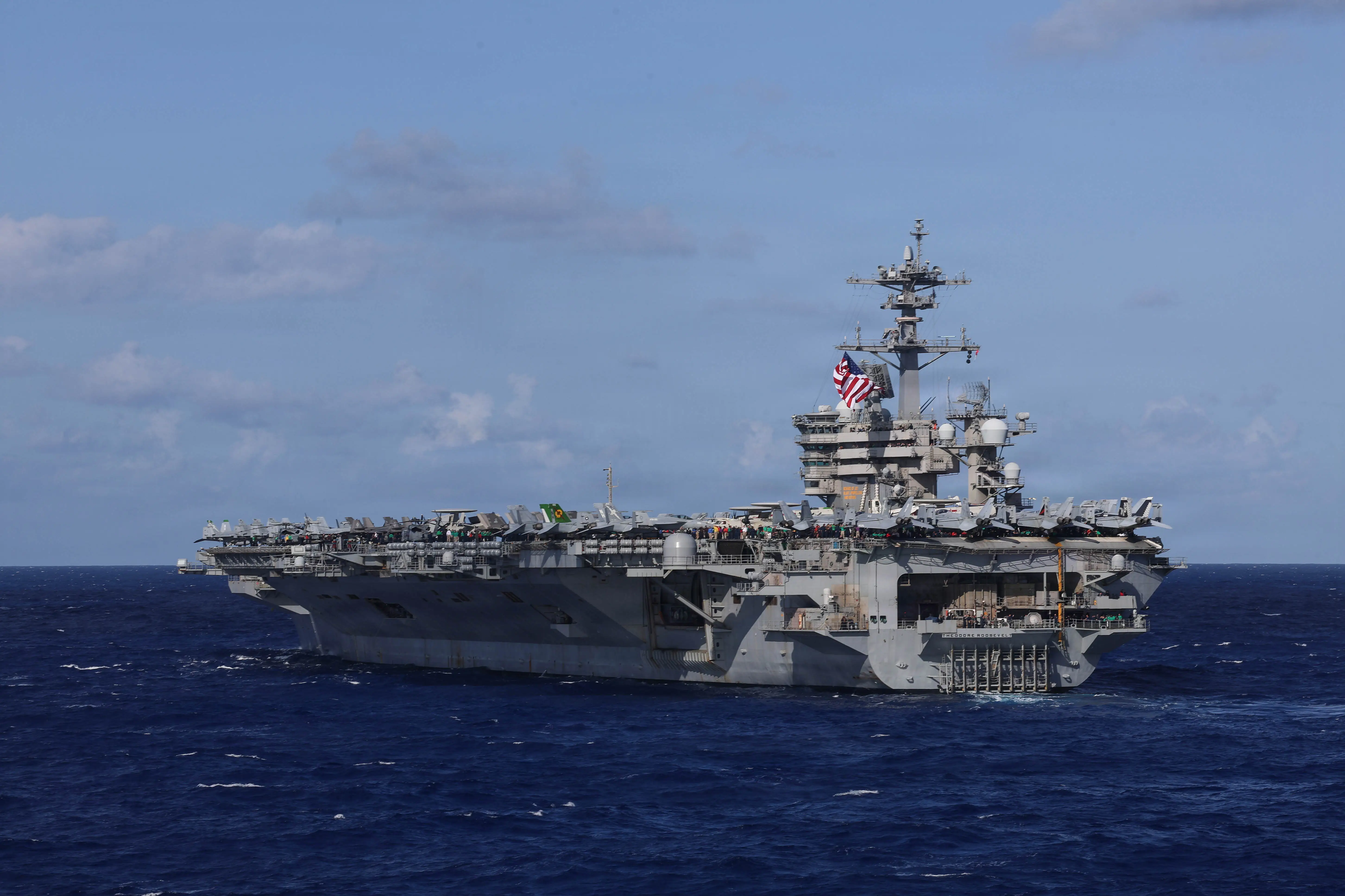 Nimitz-class aircraft carrier USS Theodore Roosevelt.