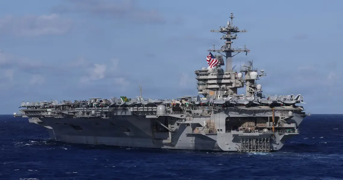 A US Navy strike group just deployed with a big drone ship for the first time