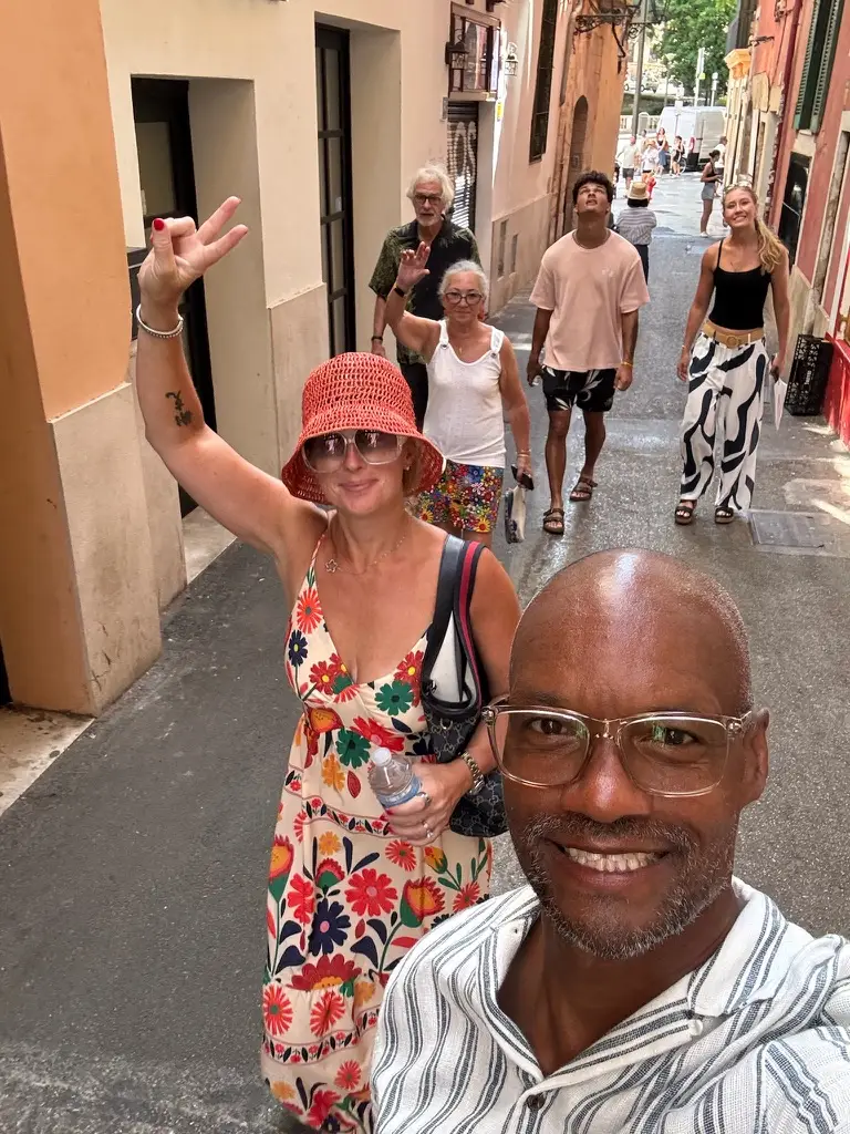 Family walking