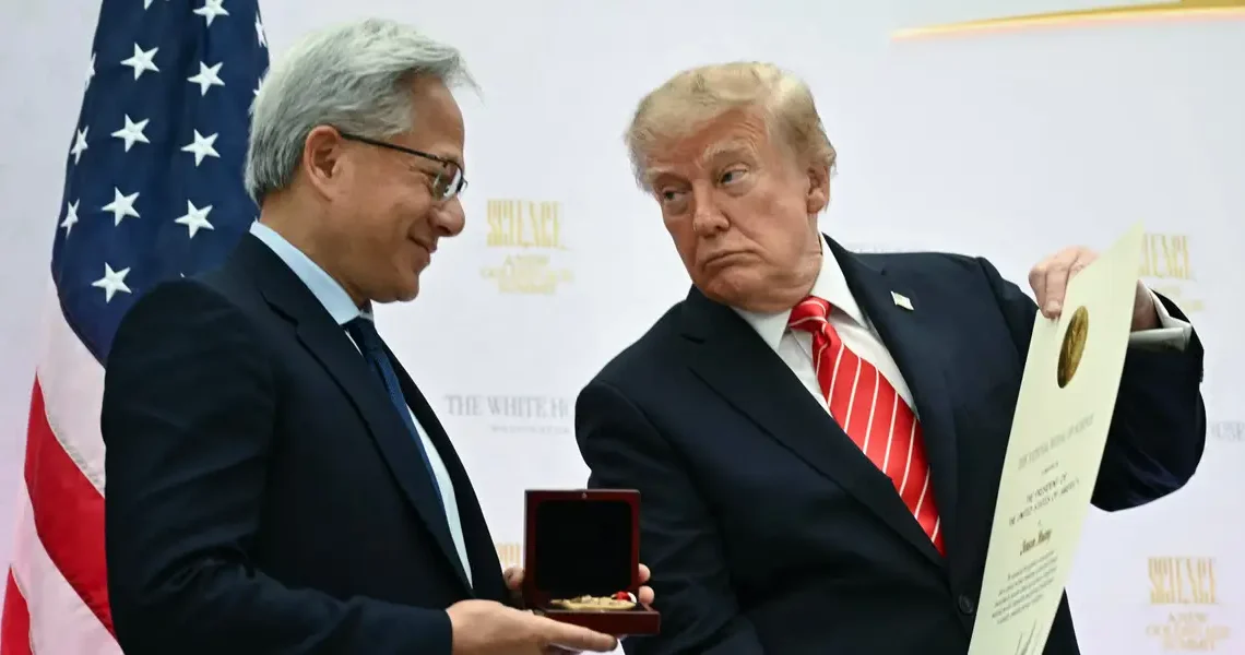 Breaking with Trump, Jensen Huang makes the case for immigration: ‘We want all the world’s great minds to come here’