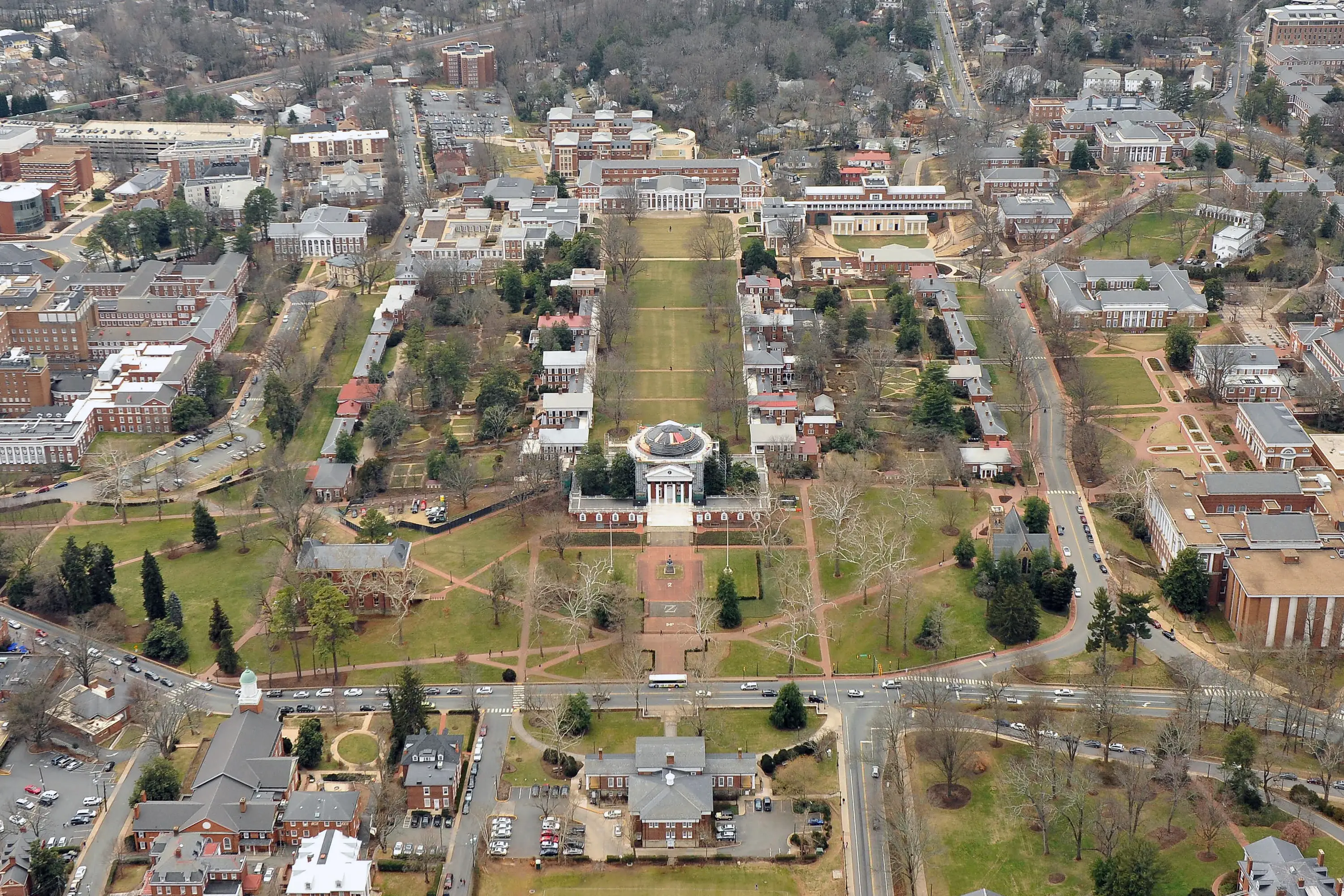 A college campus.
