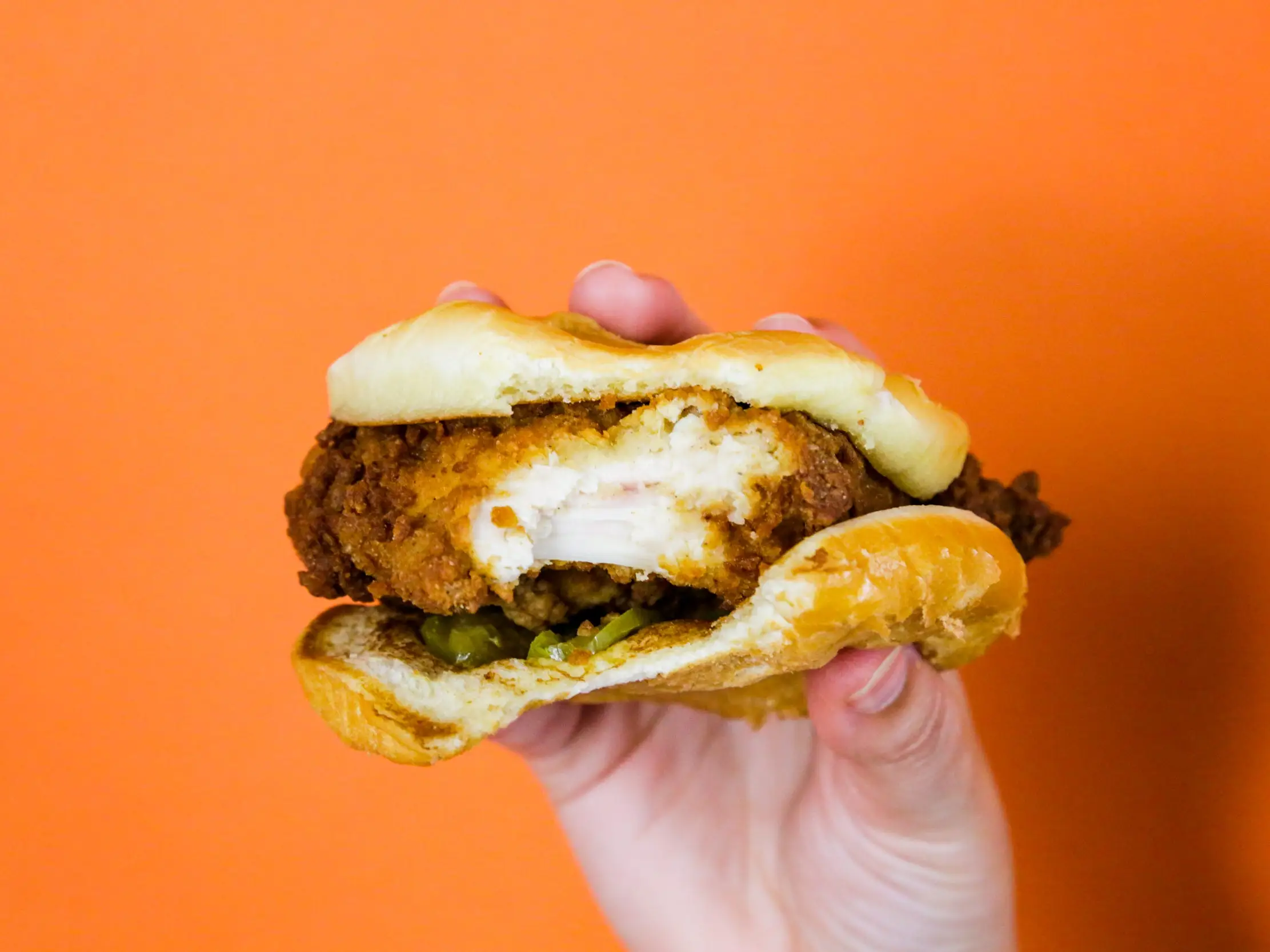 Chick fil a chicken sandwich