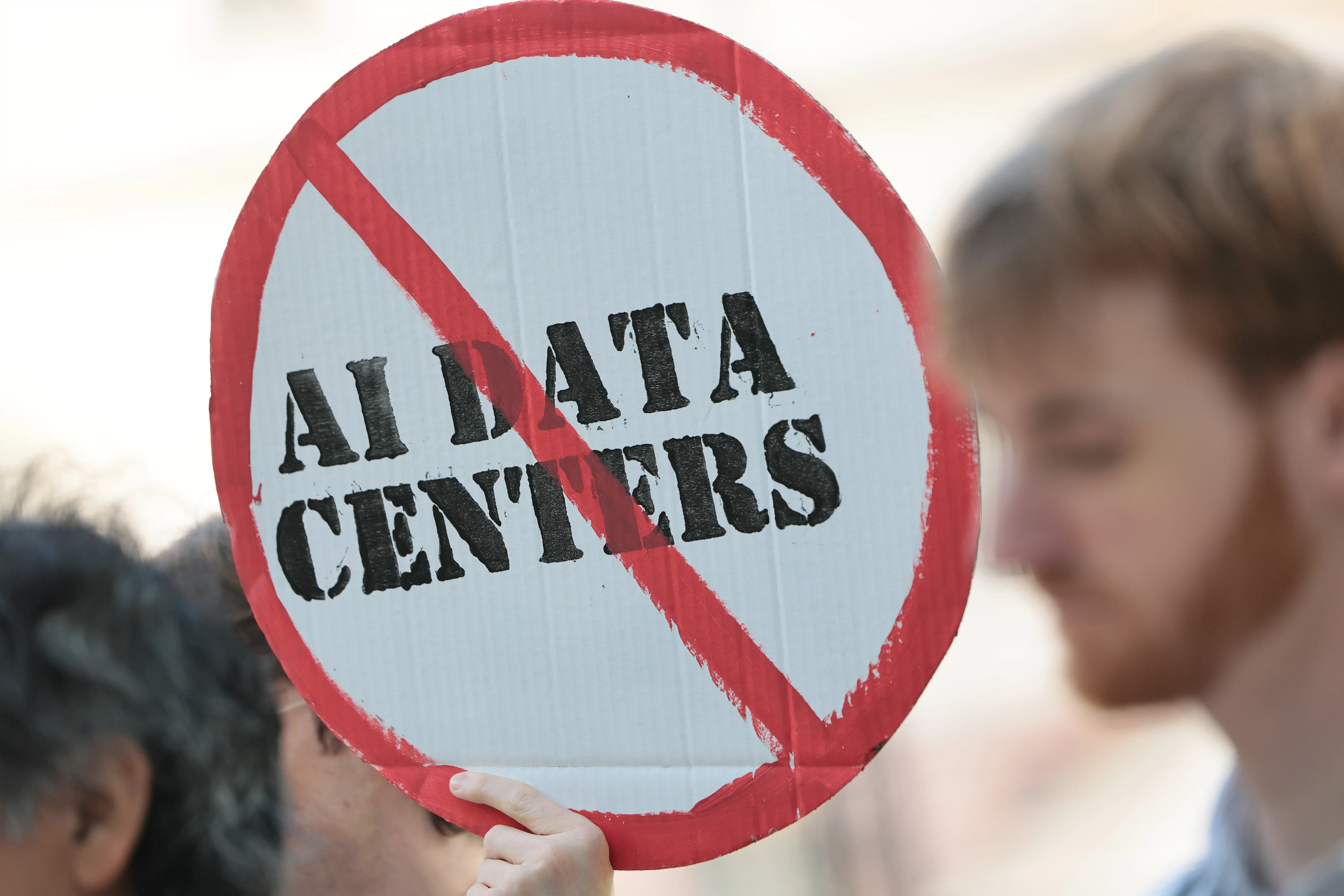 AI Data Center Protest