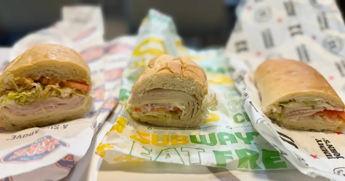 I ordered turkey sandwiches at Jersey Mike’s, Subway, and Jimmy John’s. One totally stole the show.