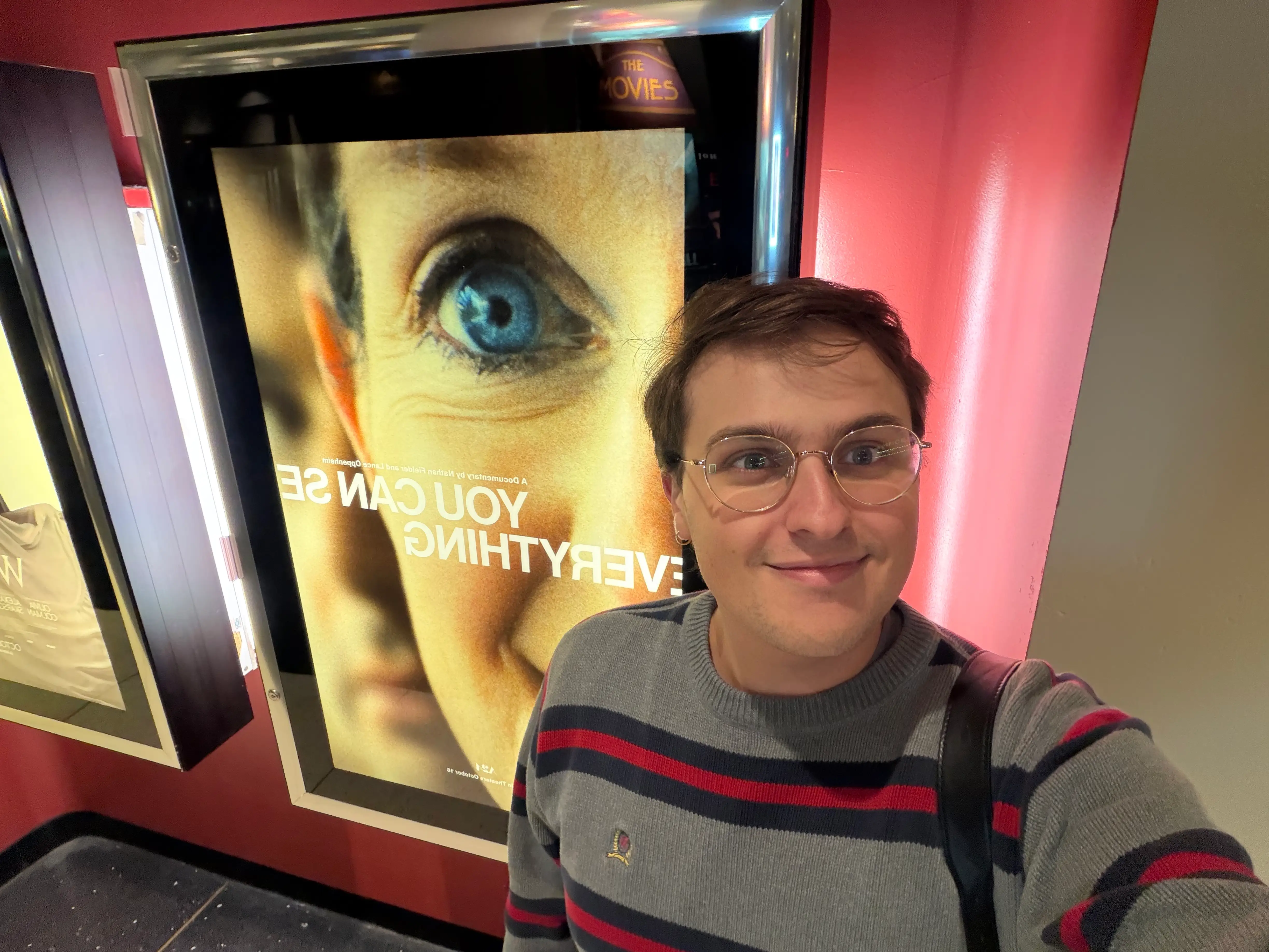Business Insider reporter Henry Chandonnet is pictured at a screening of 