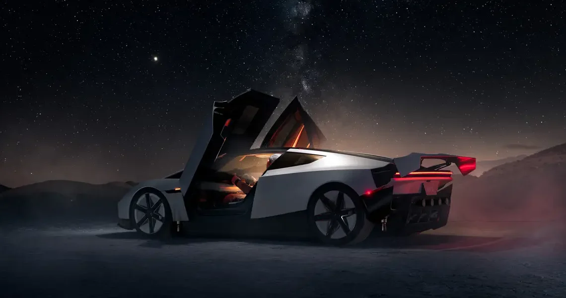 Tesla’s flying car is here, and so are the memes