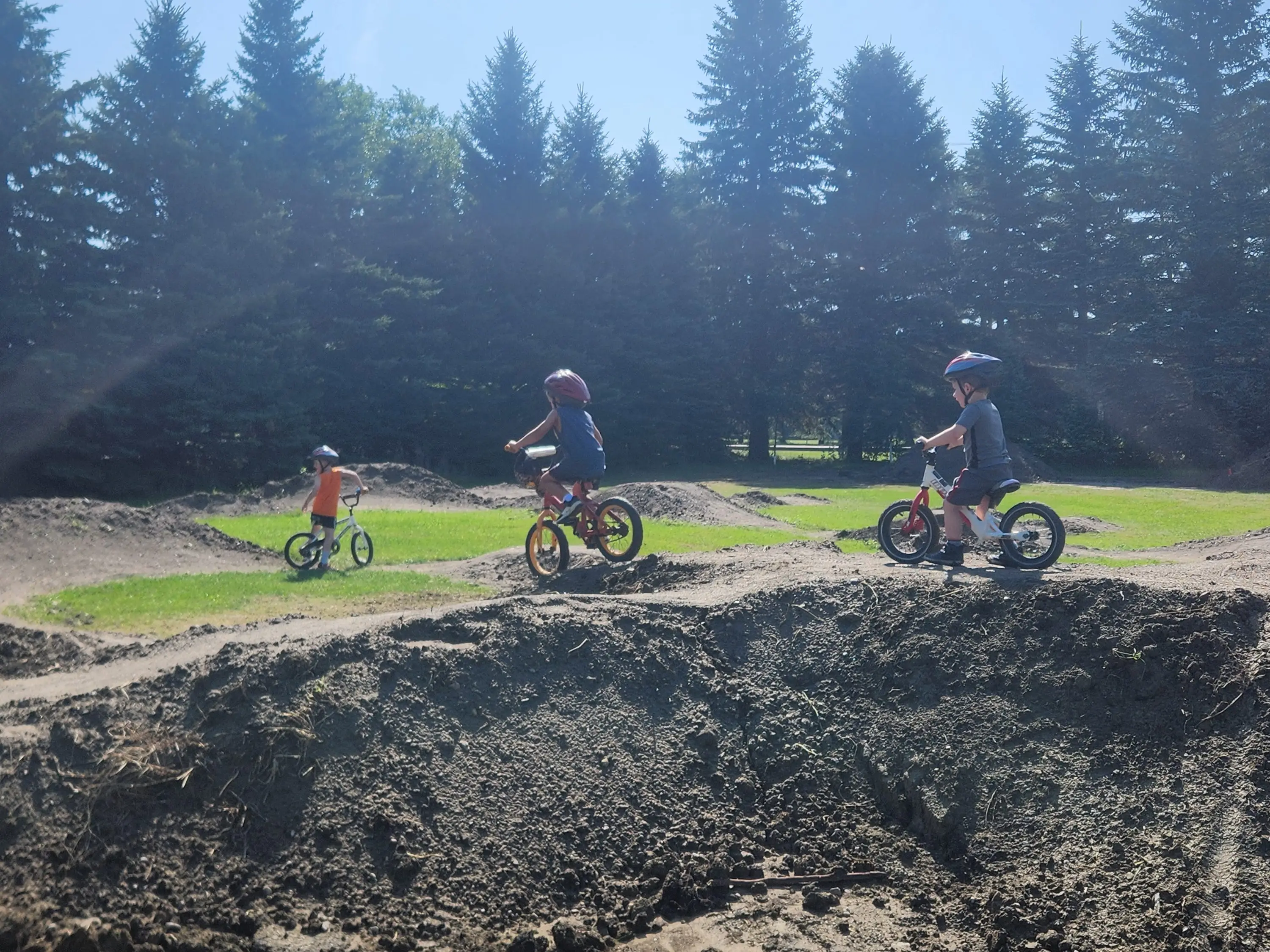 Kids on bikes