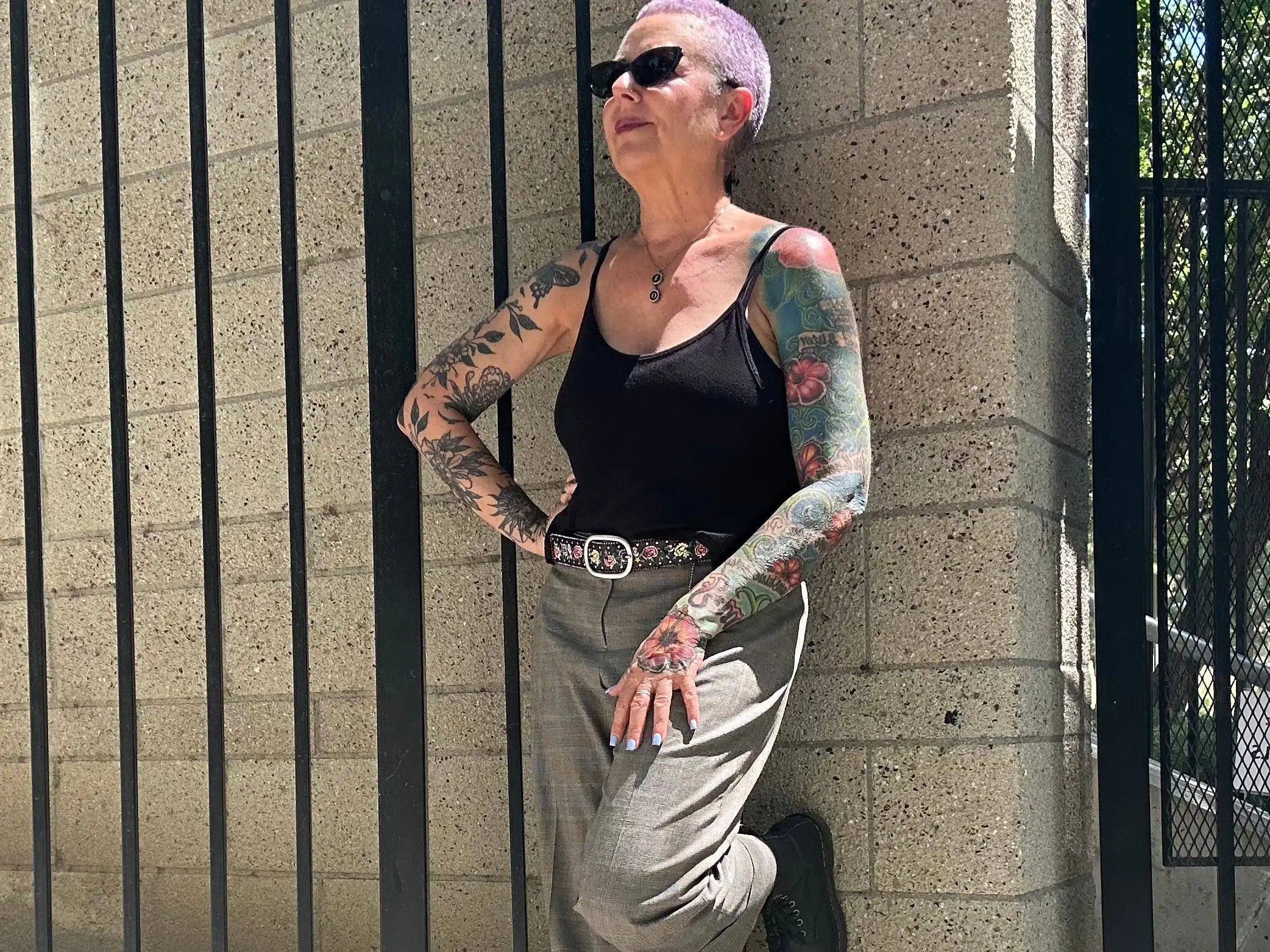 Woman posing for photo