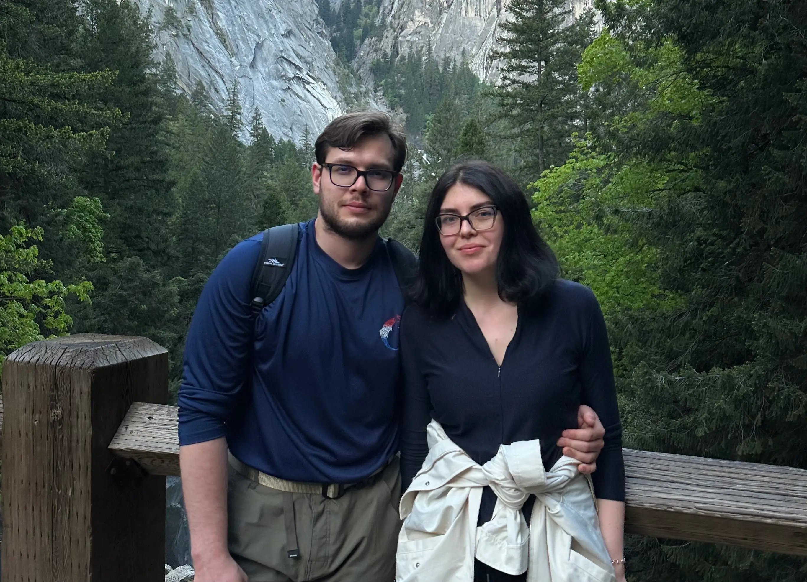 Nikita Chernetskii with wife