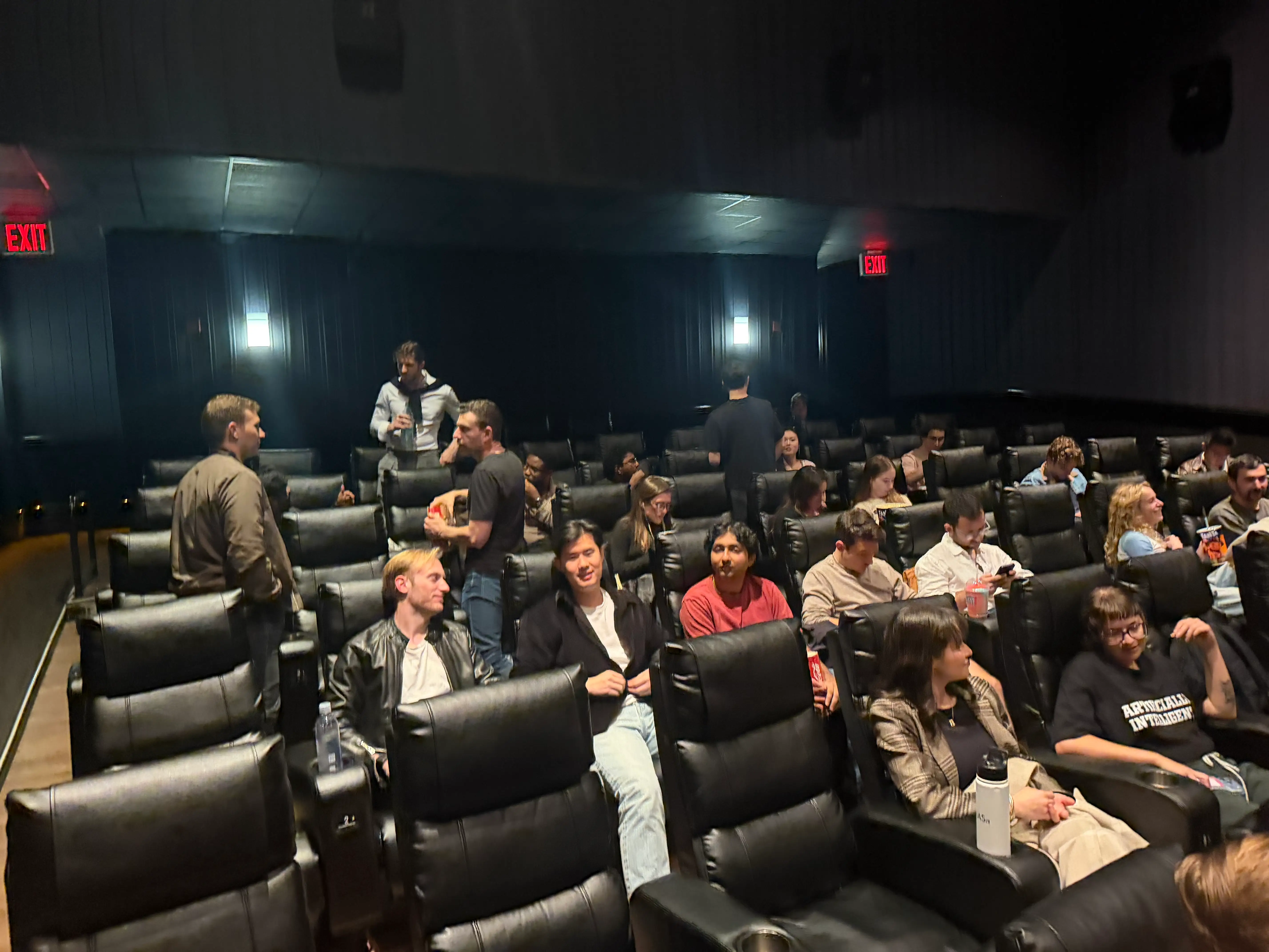 The audience at Extend's screening of 