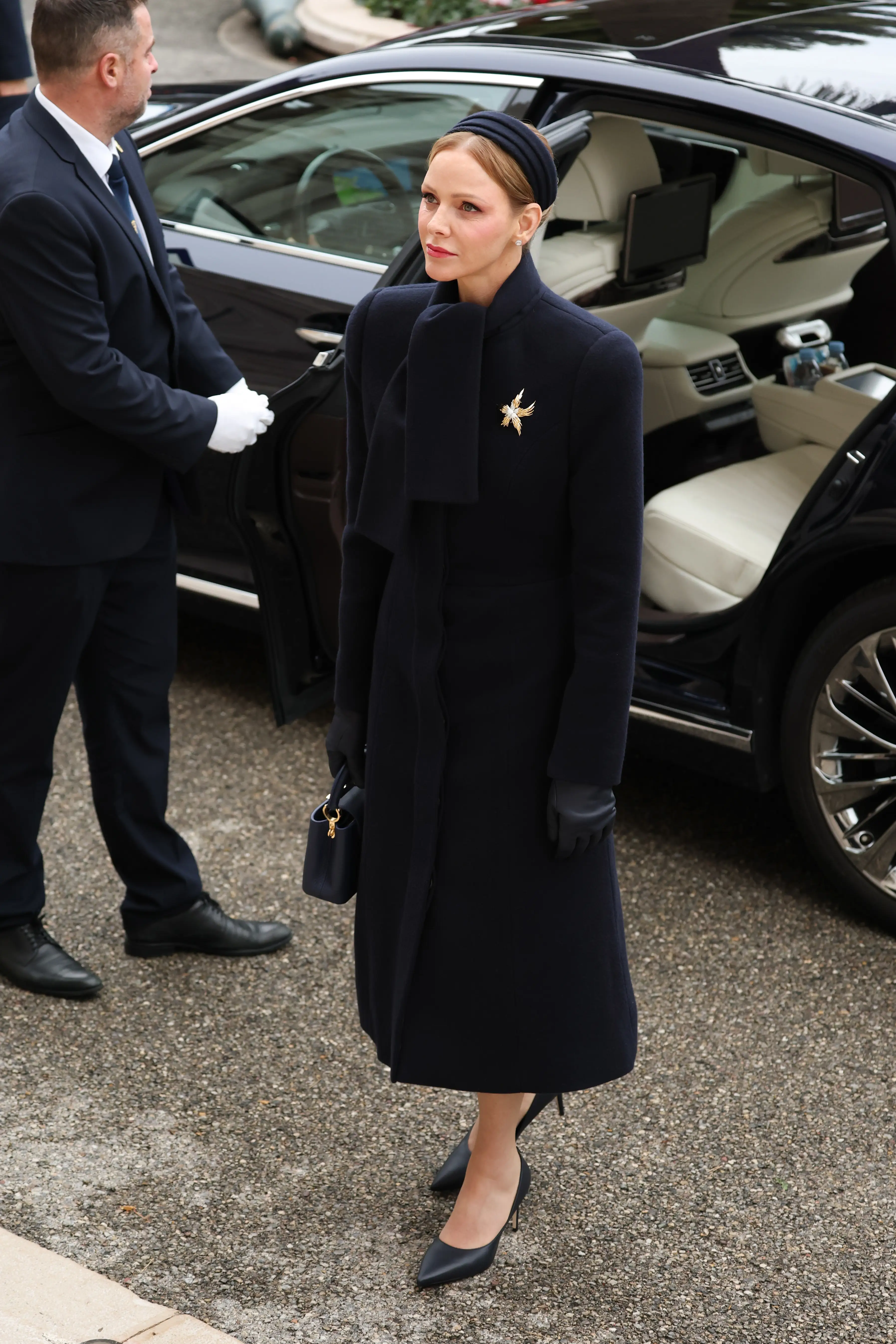 Princess Charlene at the 2026 Ceremony Of The Sainte-Devot in Monaco.