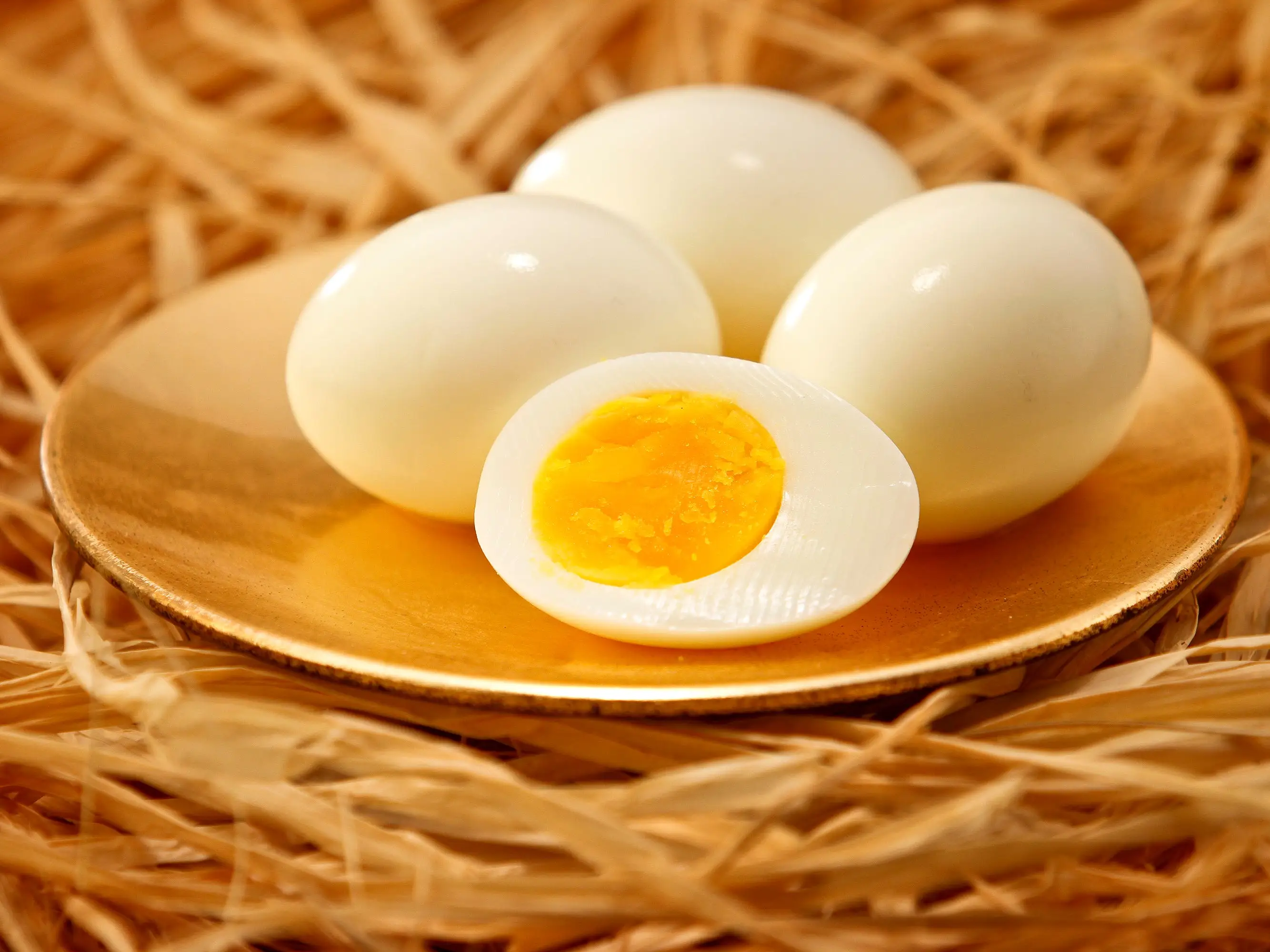 Hard-boiled eggs