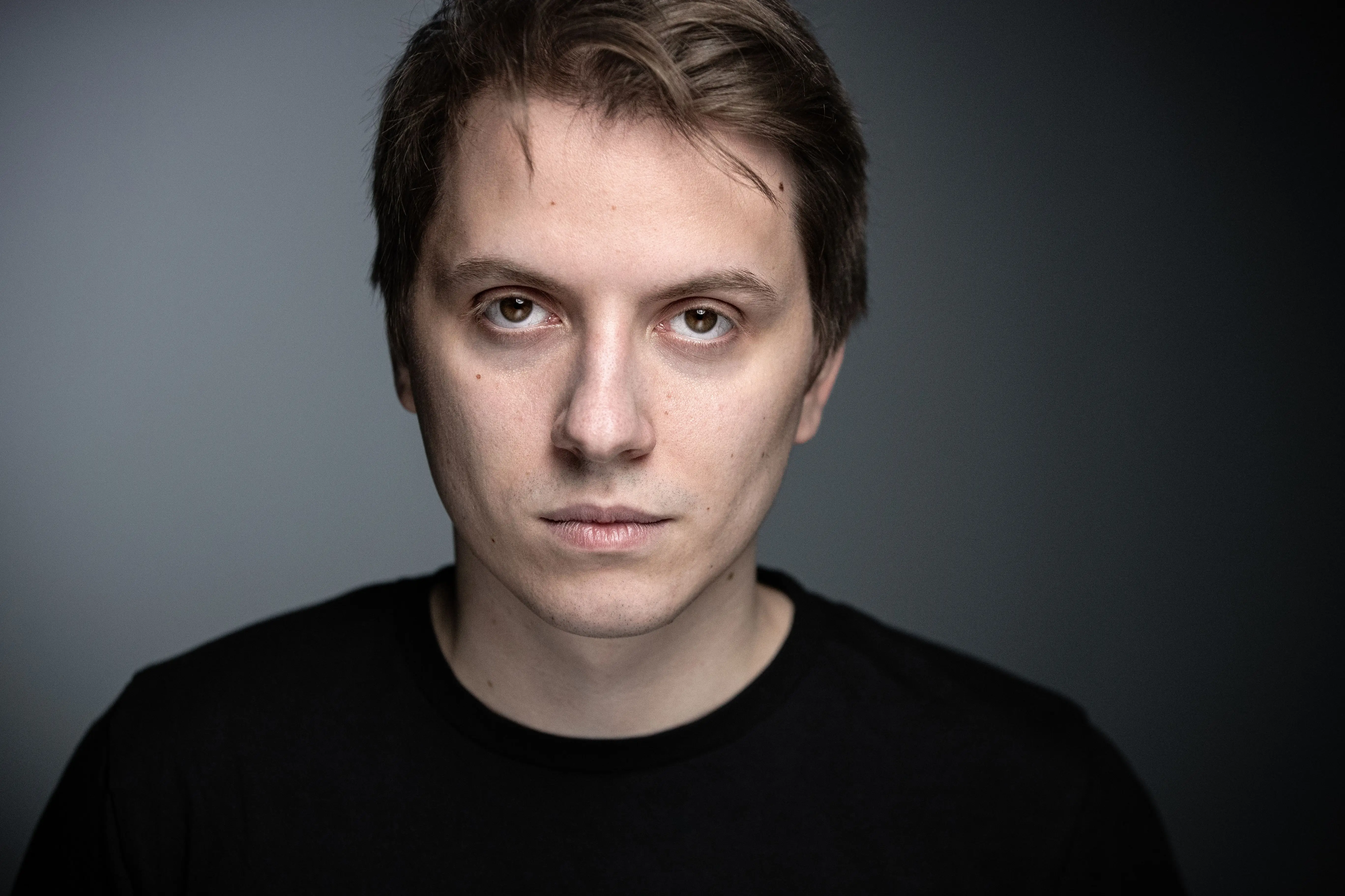 French eSport team coach and owner and head of 'Team Vitality' Fabien Devide aka Neo poses during a photo session in Paris on July 22, 2019.