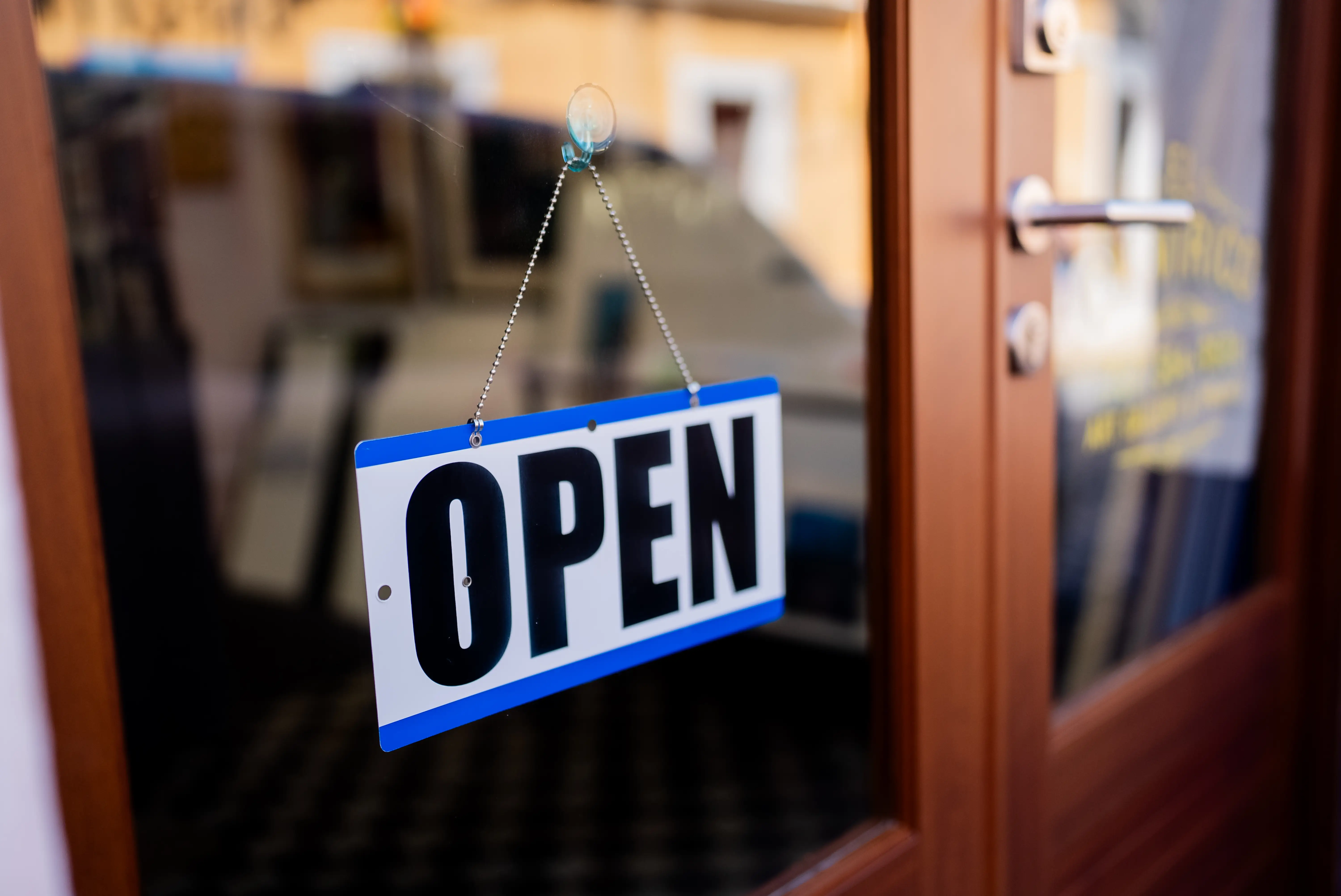 Open sign