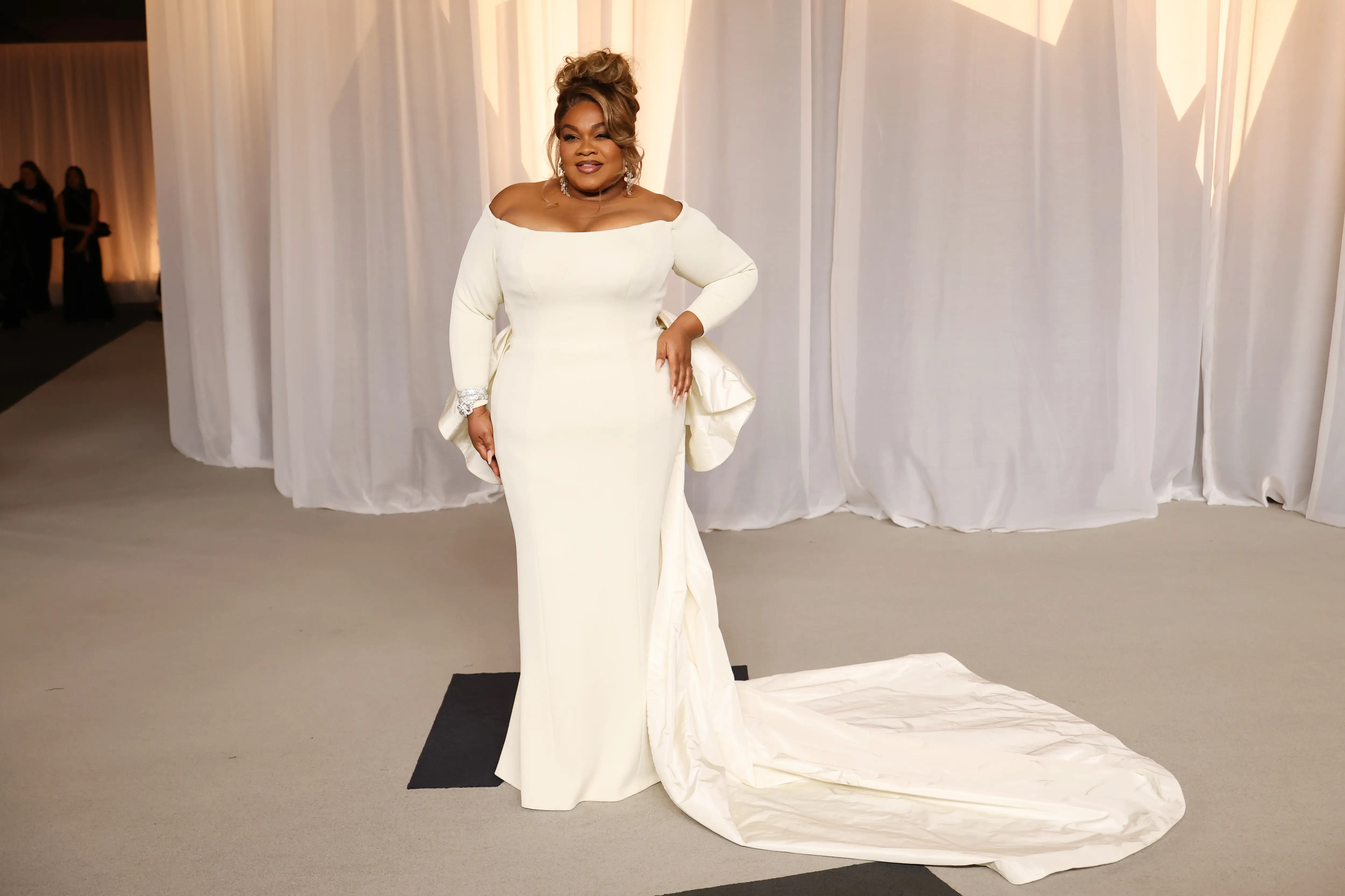 Da'Vine Joy Randolph at the 2026 Academy Museum Gala in Los Angeles.