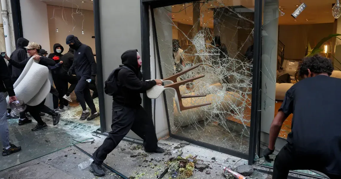 Resale website including Vinted are flooded with ‘stolen’ goods in the wake of French looting