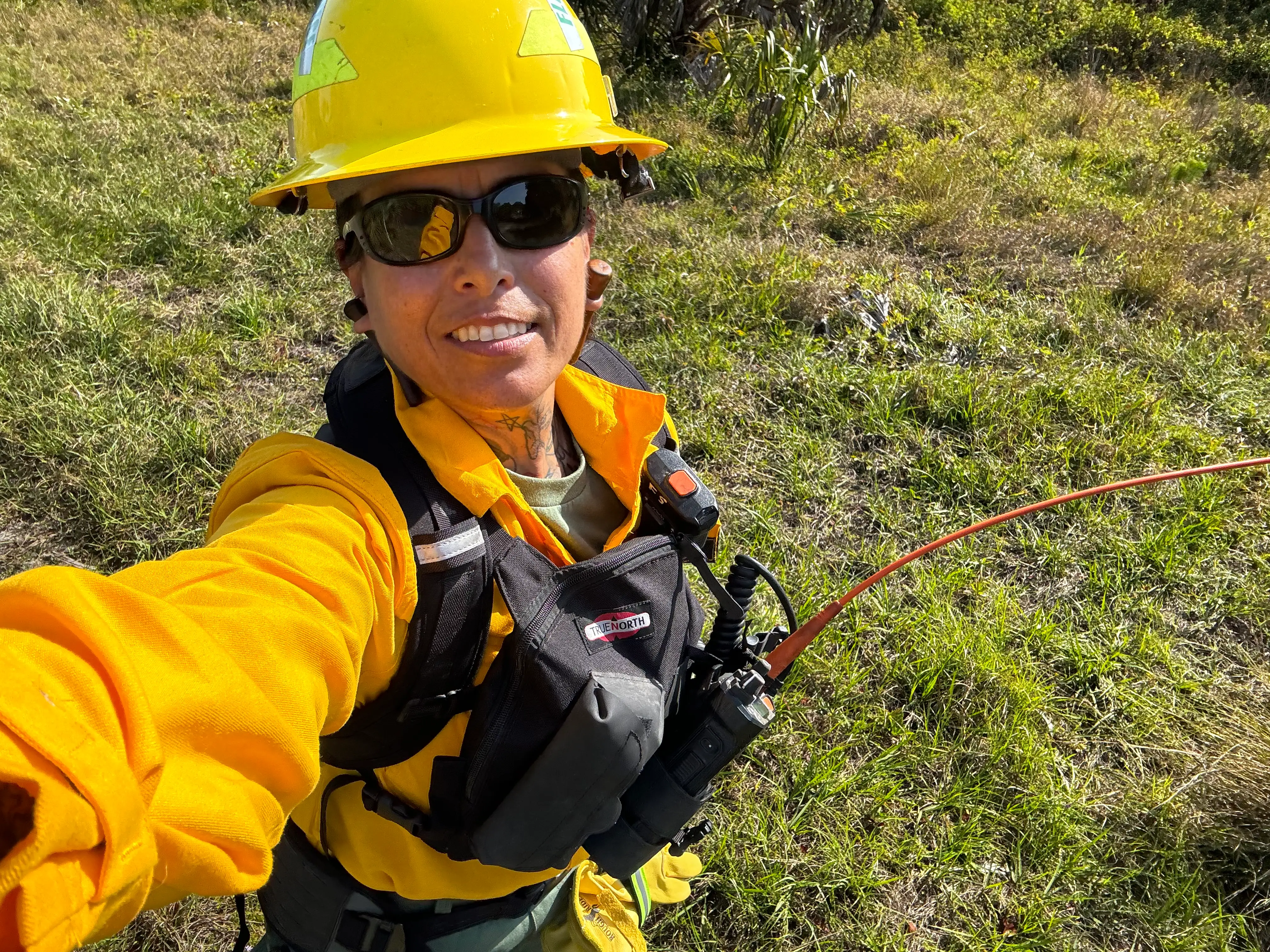 Woman taking selfie