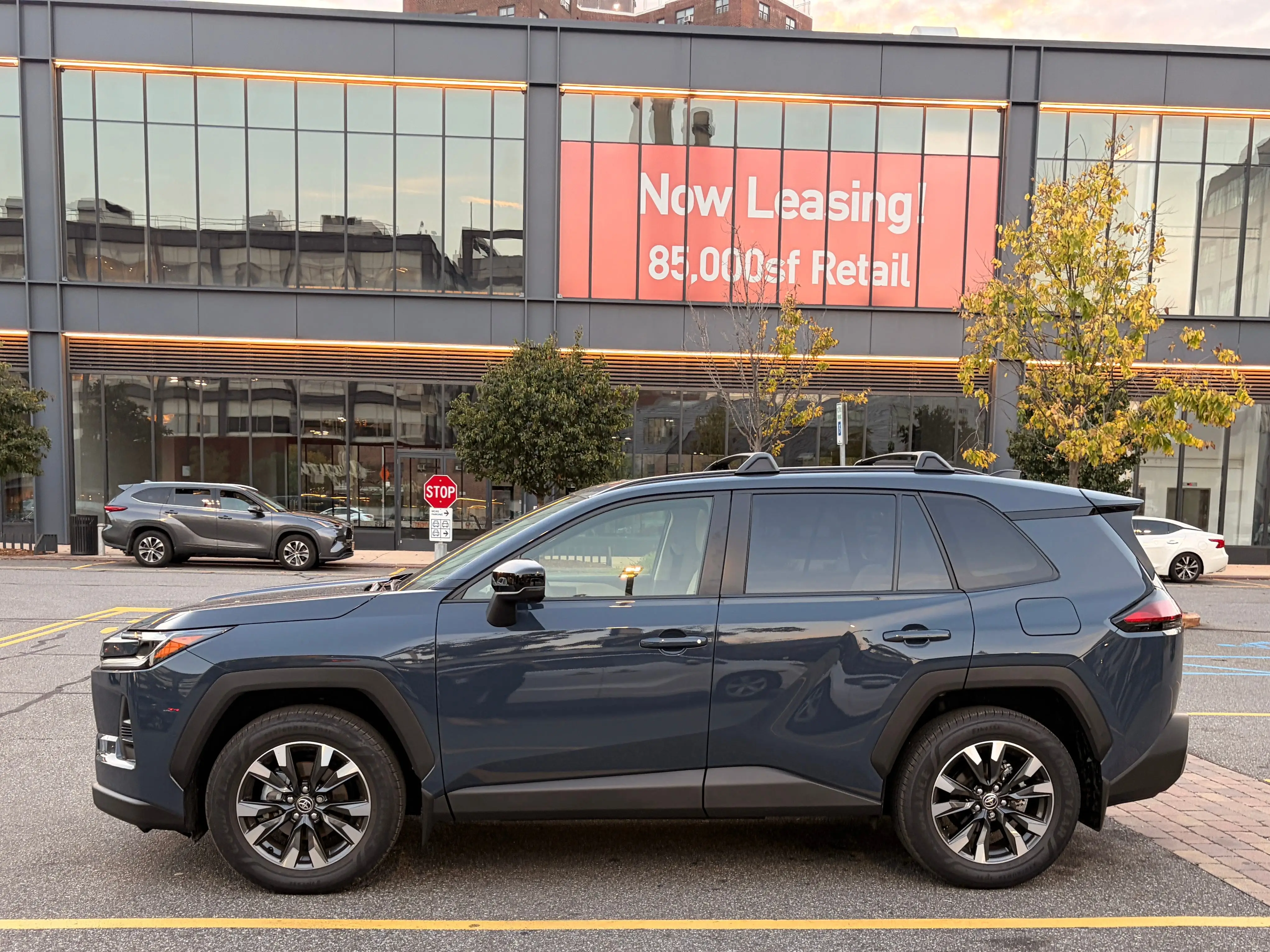 A side profile of the 2026 Toyota RAV4.