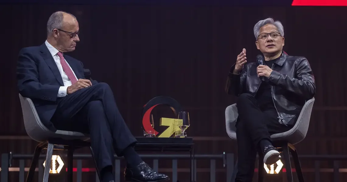 Jensen Huang has a message for Europe: stop overthinking AI or get left behind