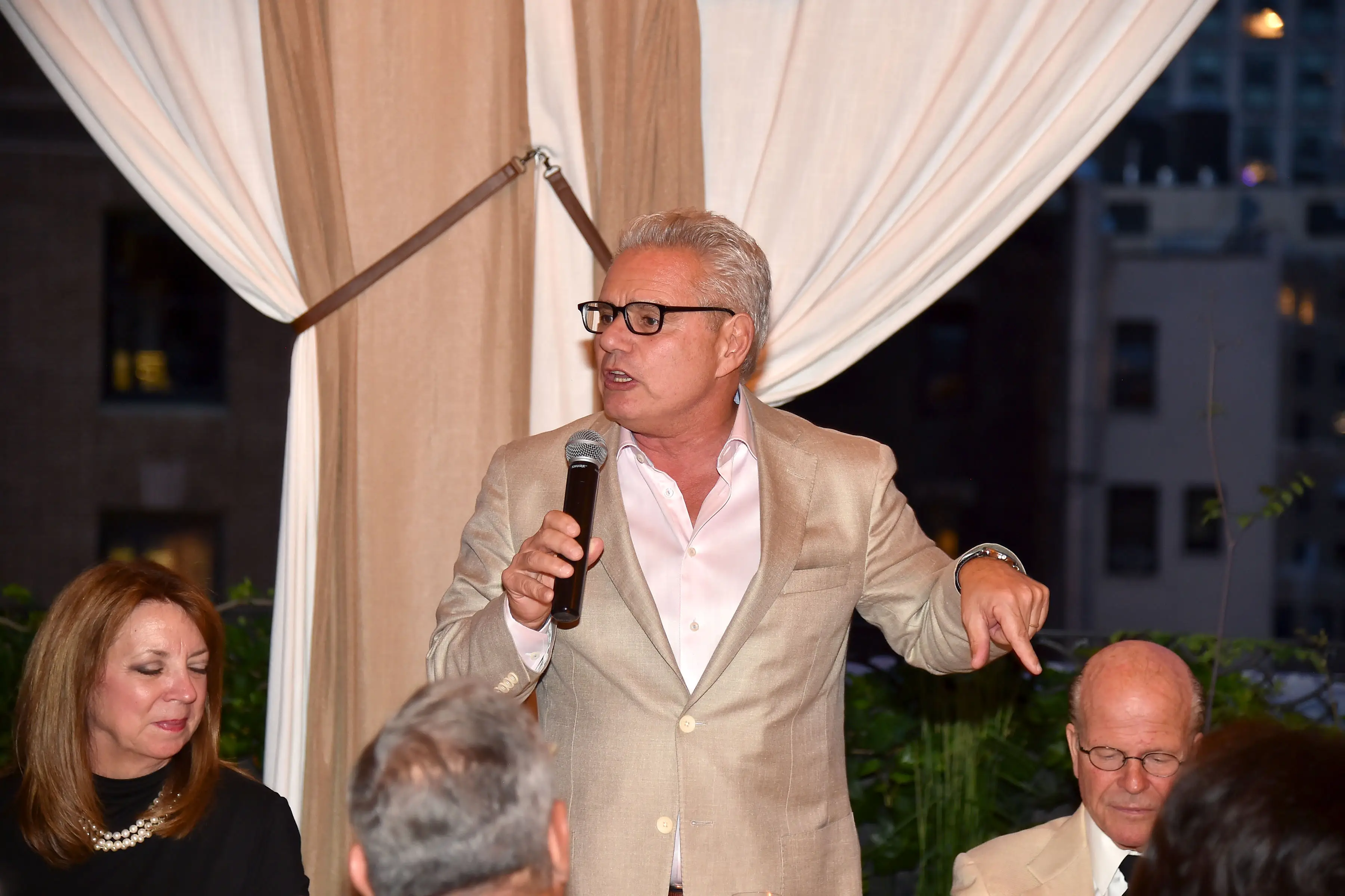 NEW YORK, NY - JUNE 7: Armen Keteyian speaks at James D. Dunning, Jr.'s Birthday at The NoMad Hotel on June 7, 2017 in New York City. (Photo by Patrick McMullan/Patrick McMullan via Getty Images)