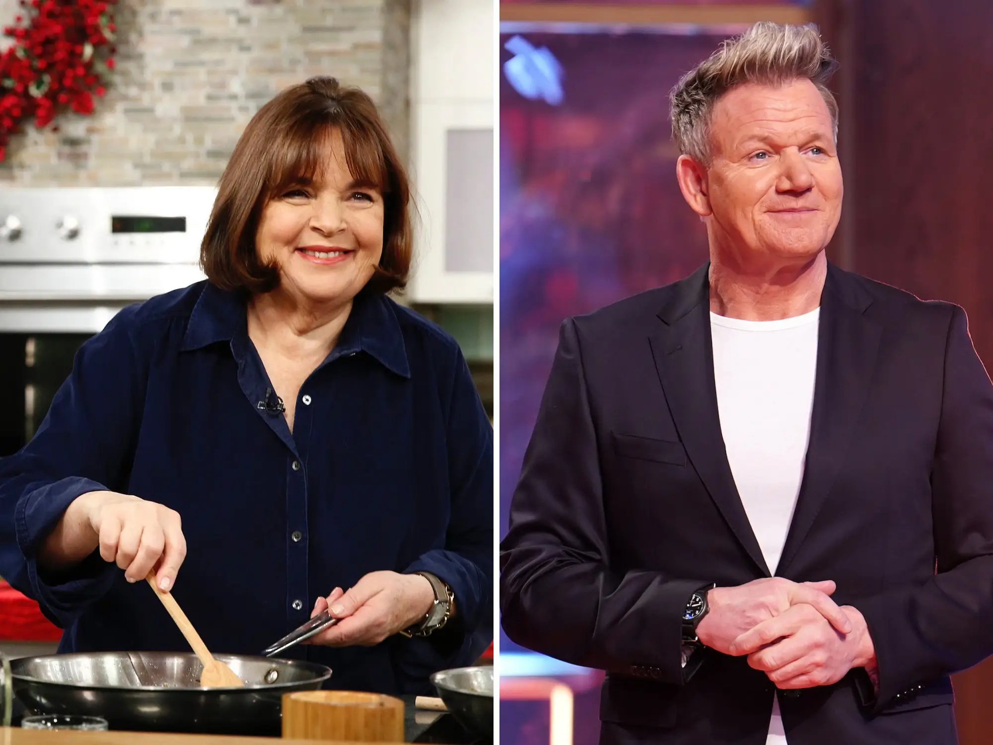 Ina Garten and Gordon Ramsay