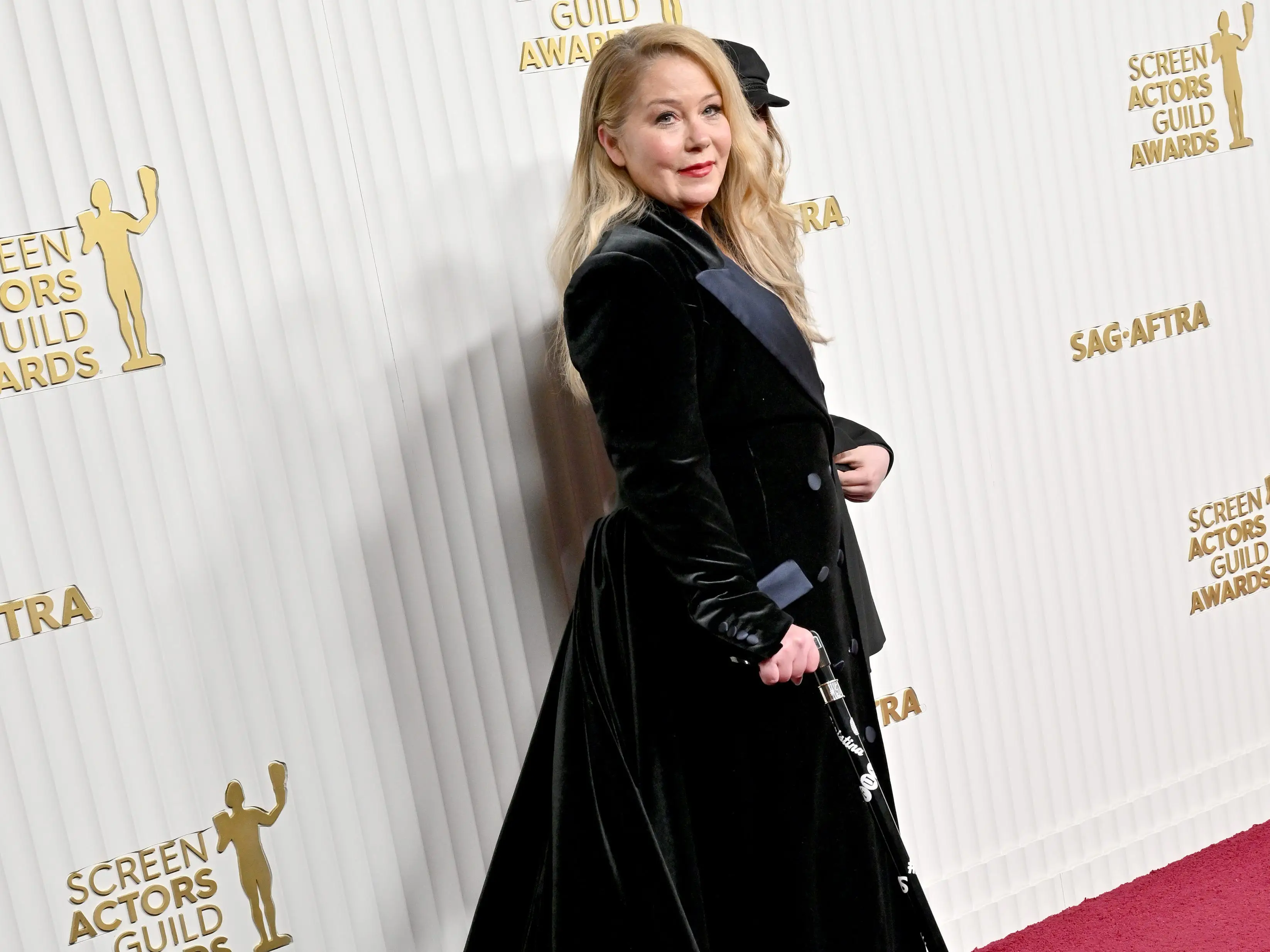 Christina Applegate attends the 29th Annual Screen Actors Guild Awards at Fairmont Century Plaza on February 26, 2023 in Los Angeles, California.
