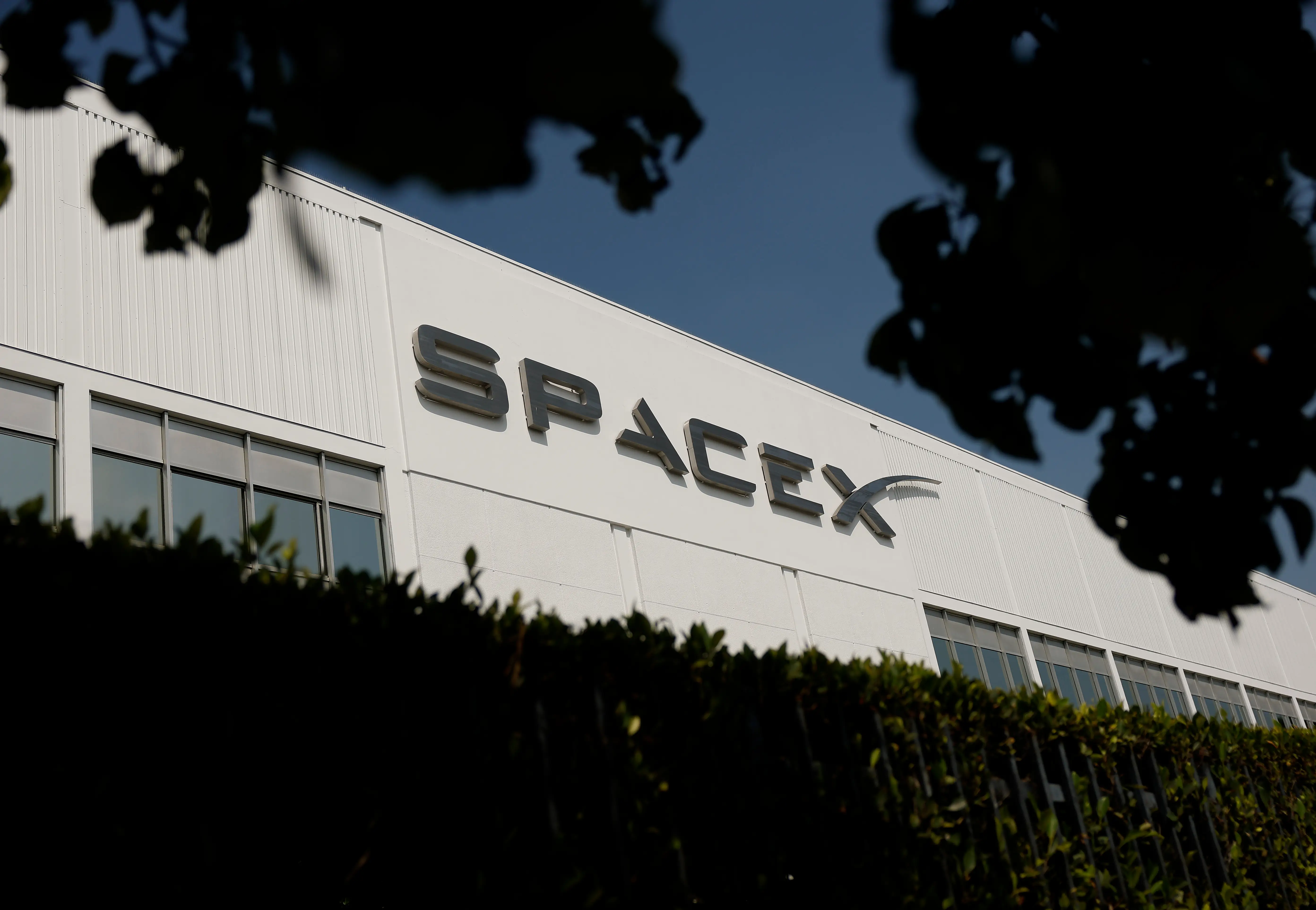 A SpaceX facility in Hawthorne, California.