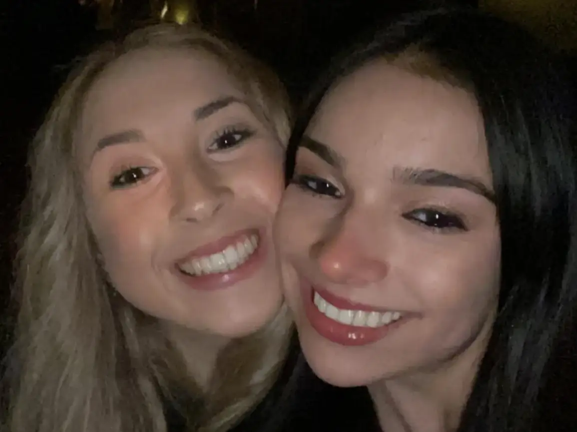 A selfie of the writer and one of her friends.