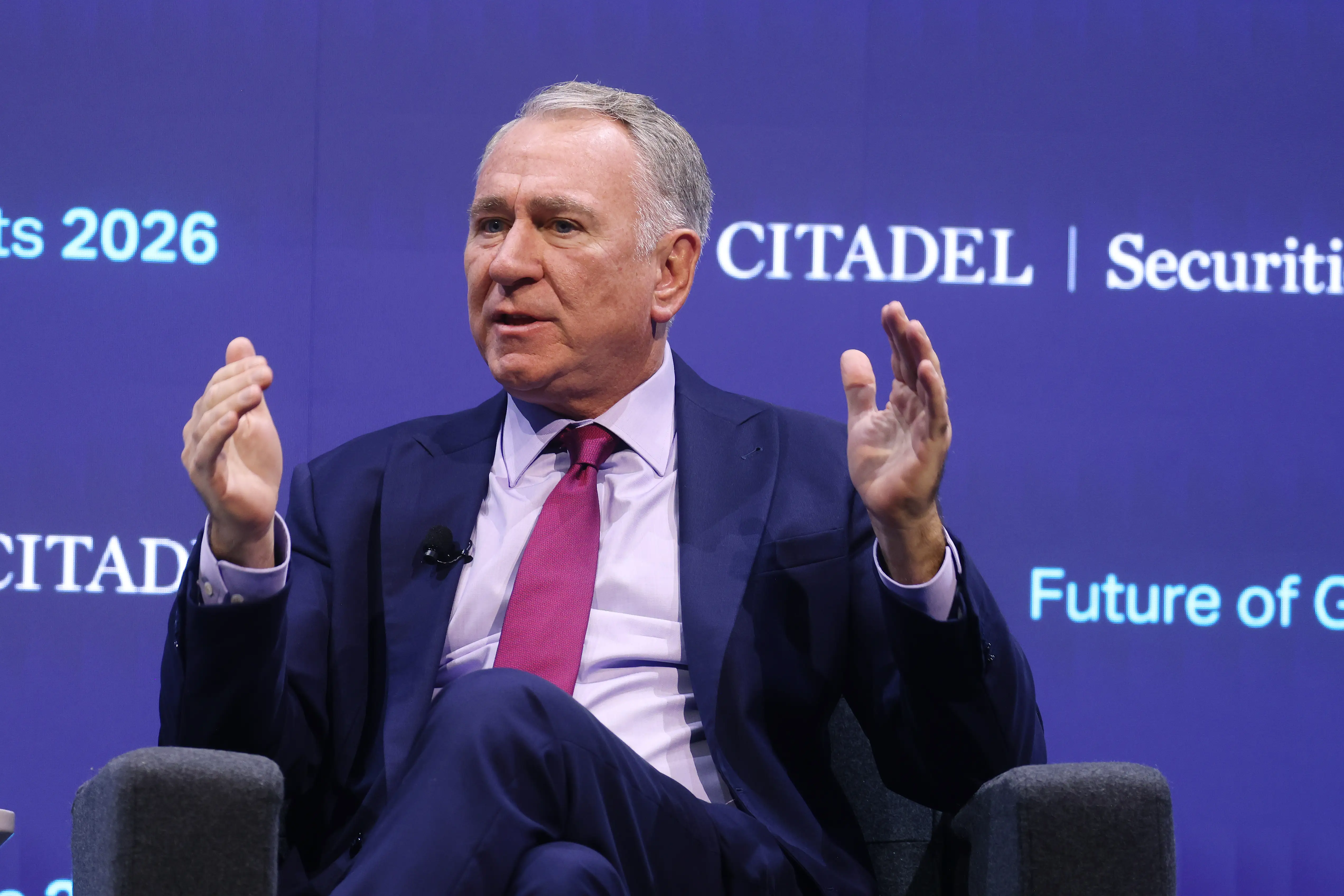 Ken Griffin, chief executive officer of Citadel Advisors LLC, during the Citadel Securities conference in New York, US, on Tuesday, Oct. 20, 2026. The event runs from October 19-20. Photographer: Michael Nagle/Bloomberg via Getty Images