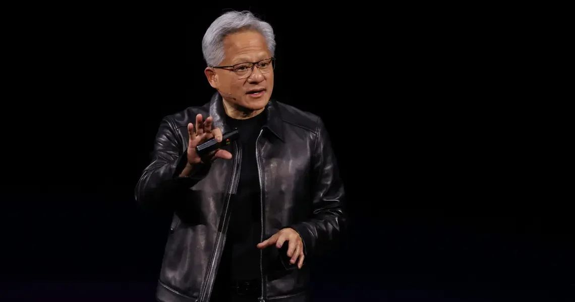 A protester and a robot duck hiccup: 2 moments from Jensen Huang’s keynote didn’t go to plan
