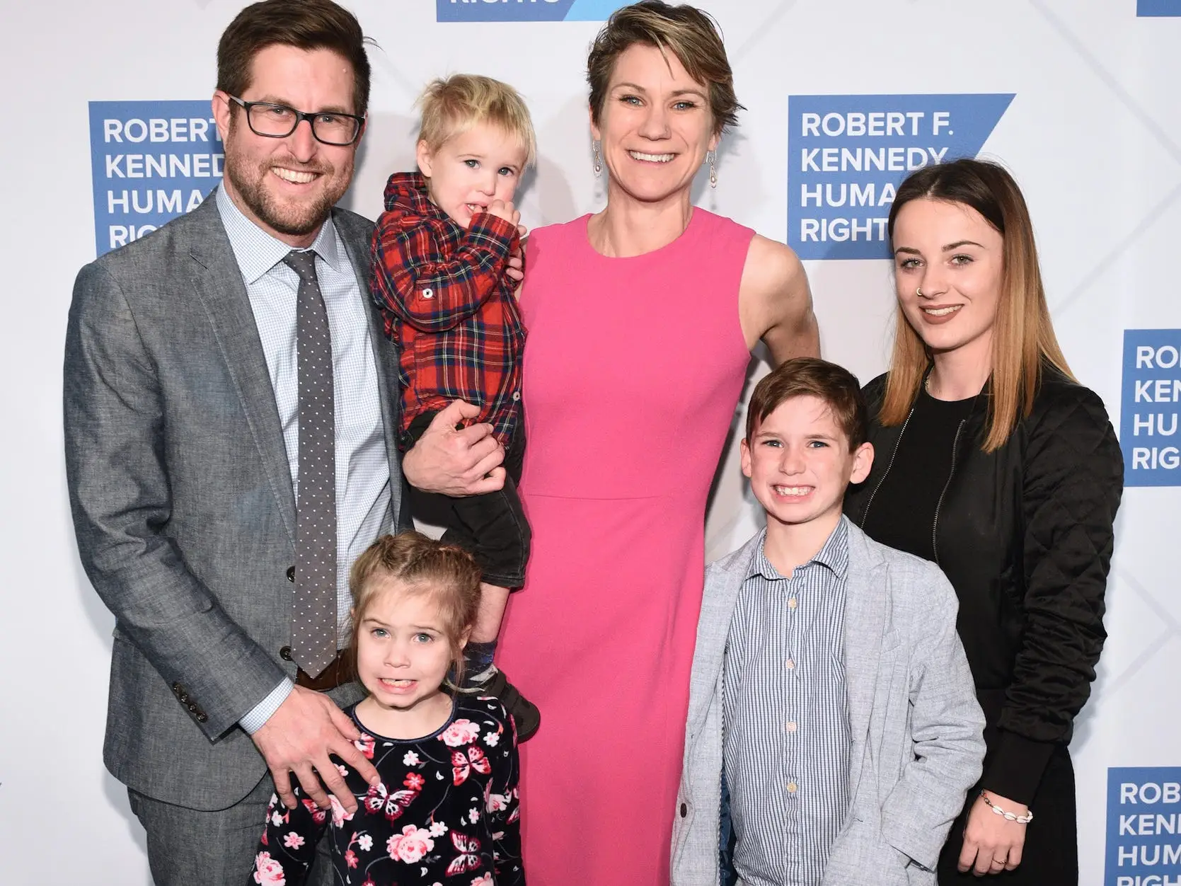 David McKean, Maeve Kennedy Townsend McKean, and their family attend a gala in New York City in 2019.