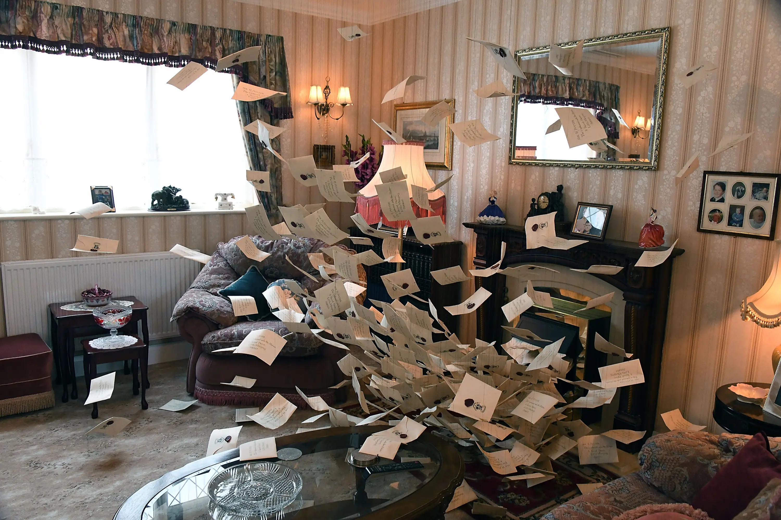 A display of the home of the Dursleys during a media preview of Warner Bros. Studio Tour Tokyo - The Making of Harry Potter on June 14, 2023 in Tokyo, Japan.
