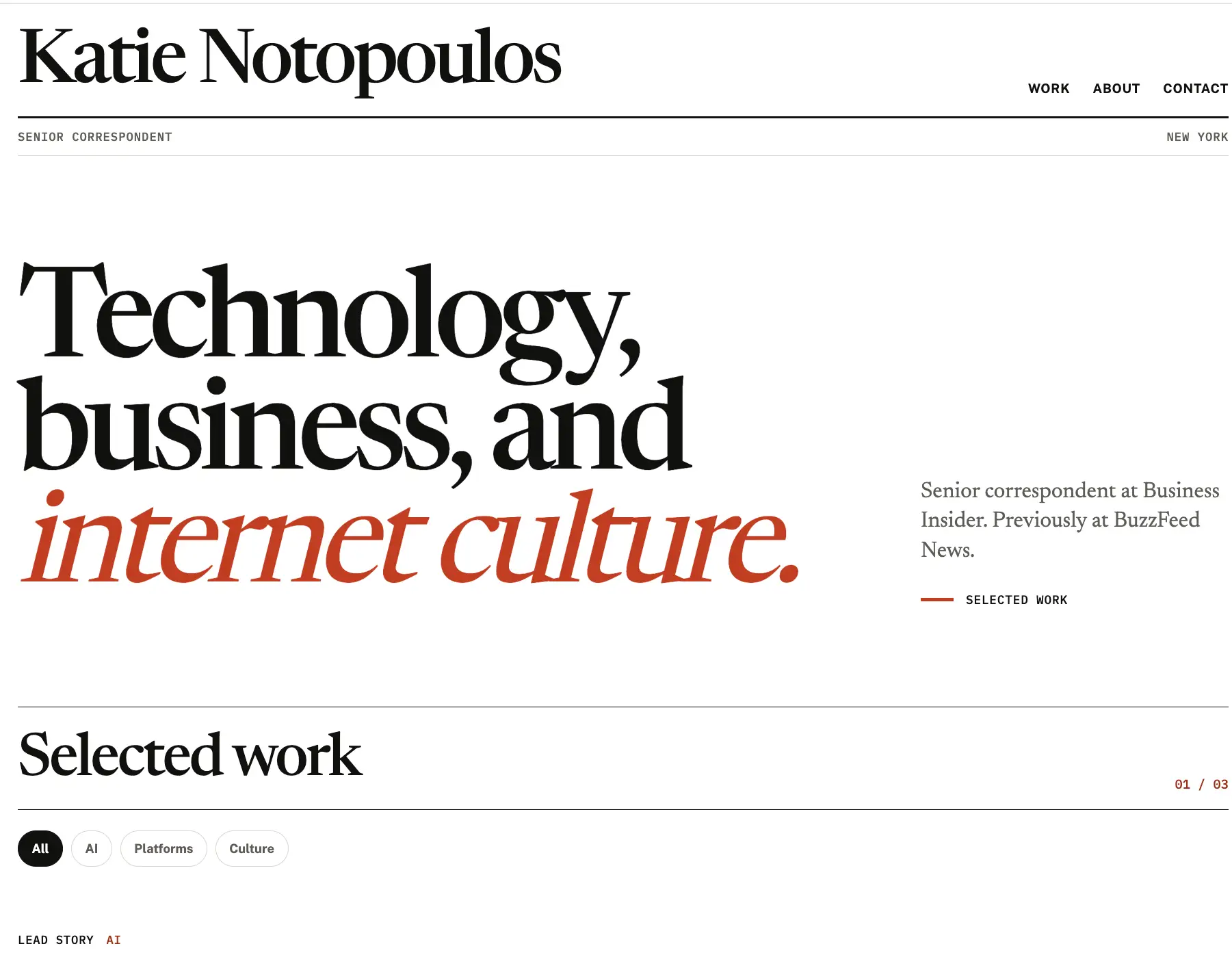 katie notopoulos mockup for personal website